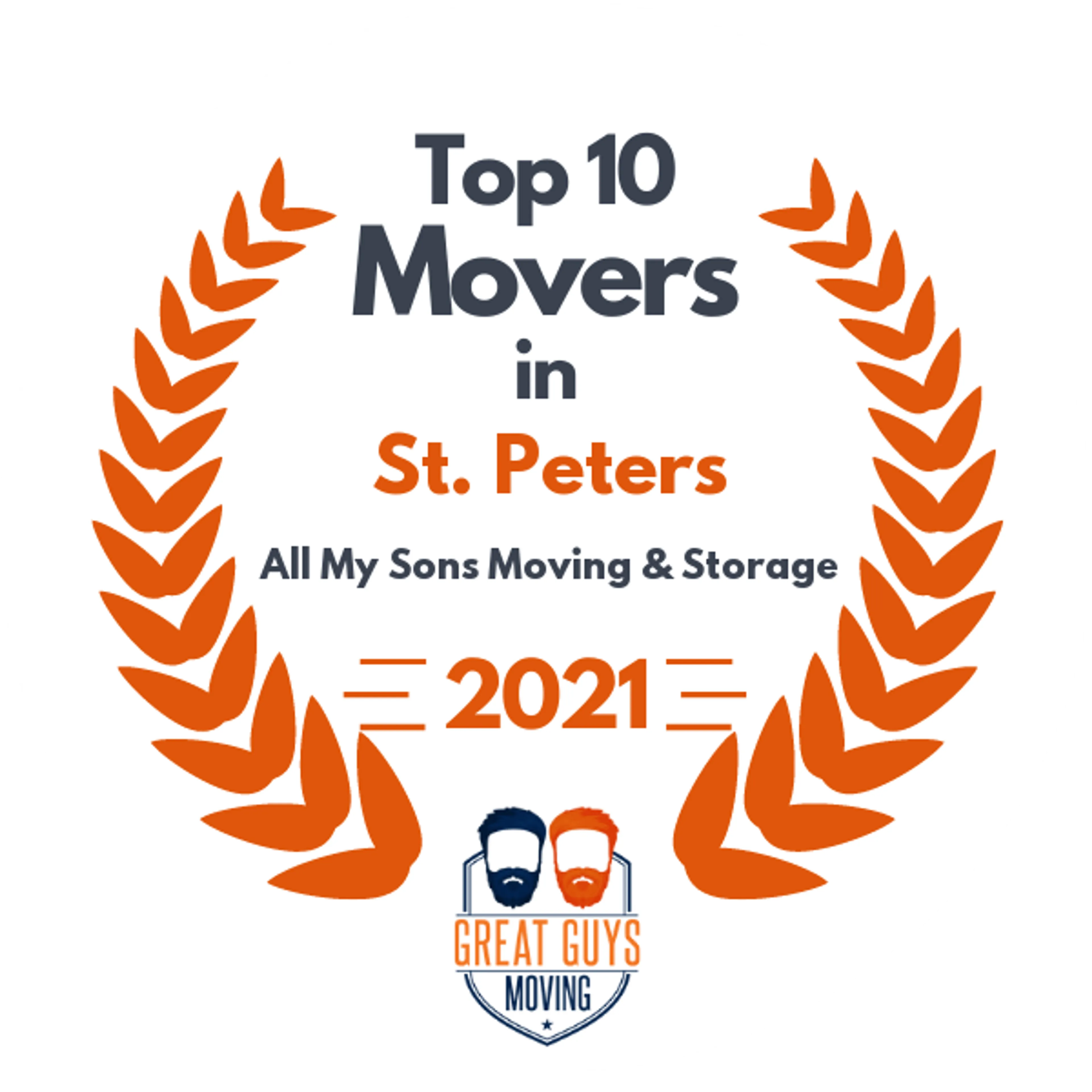 Top 10 Movers in St. Louis, MO 2021 award