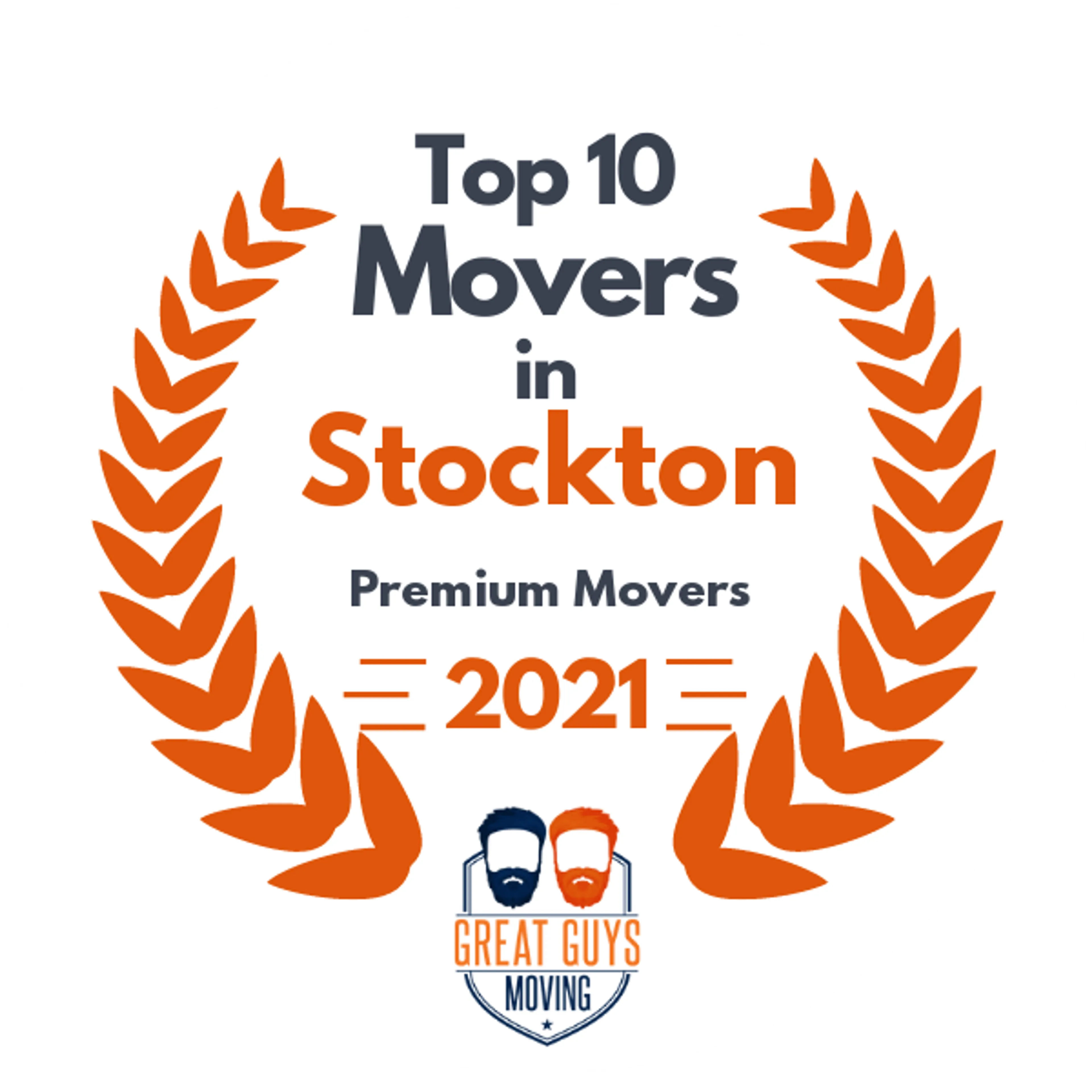 Top 10 Movers in Stockton, CA 2021 award