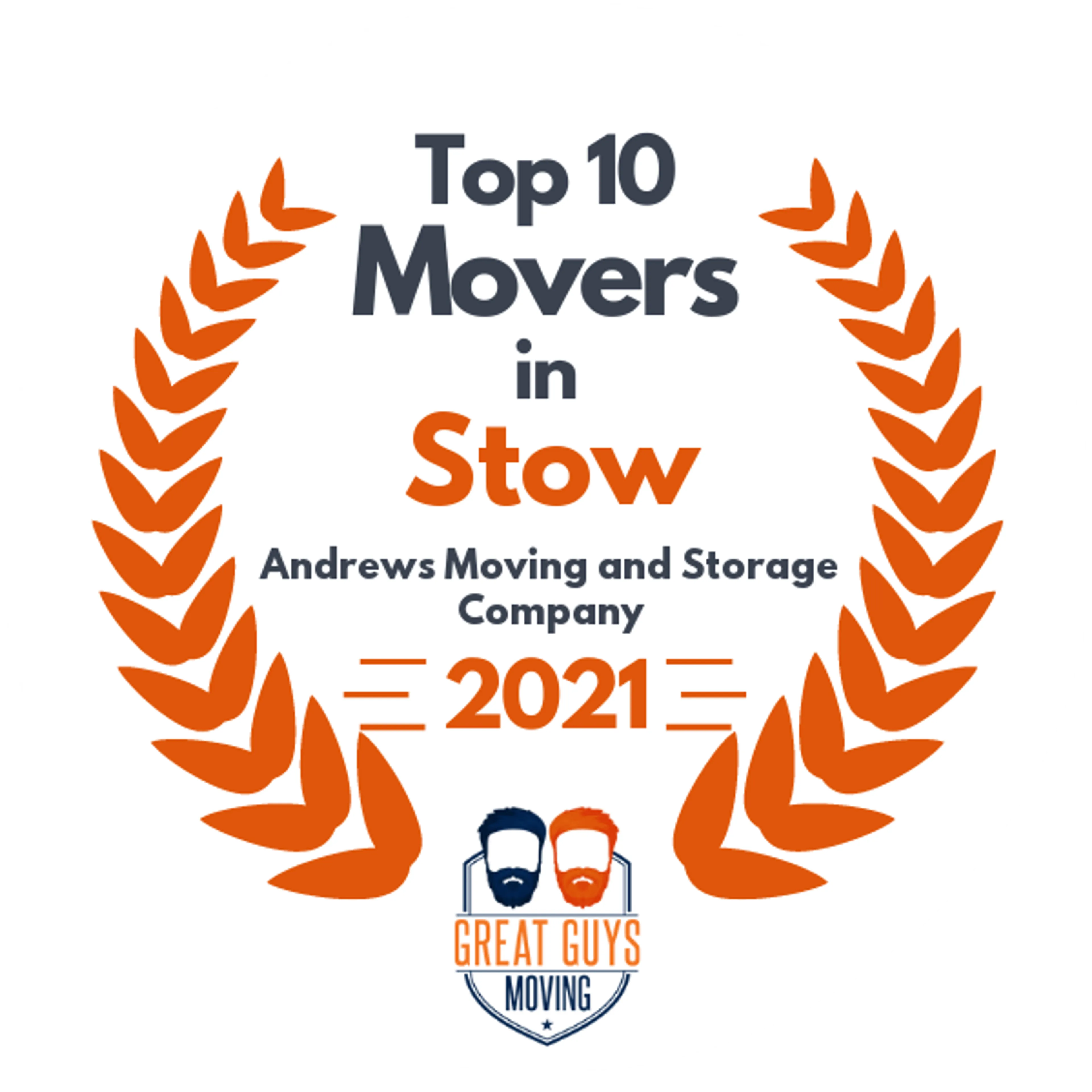 Top 10 Movers in Cleveland, OH 2021 award