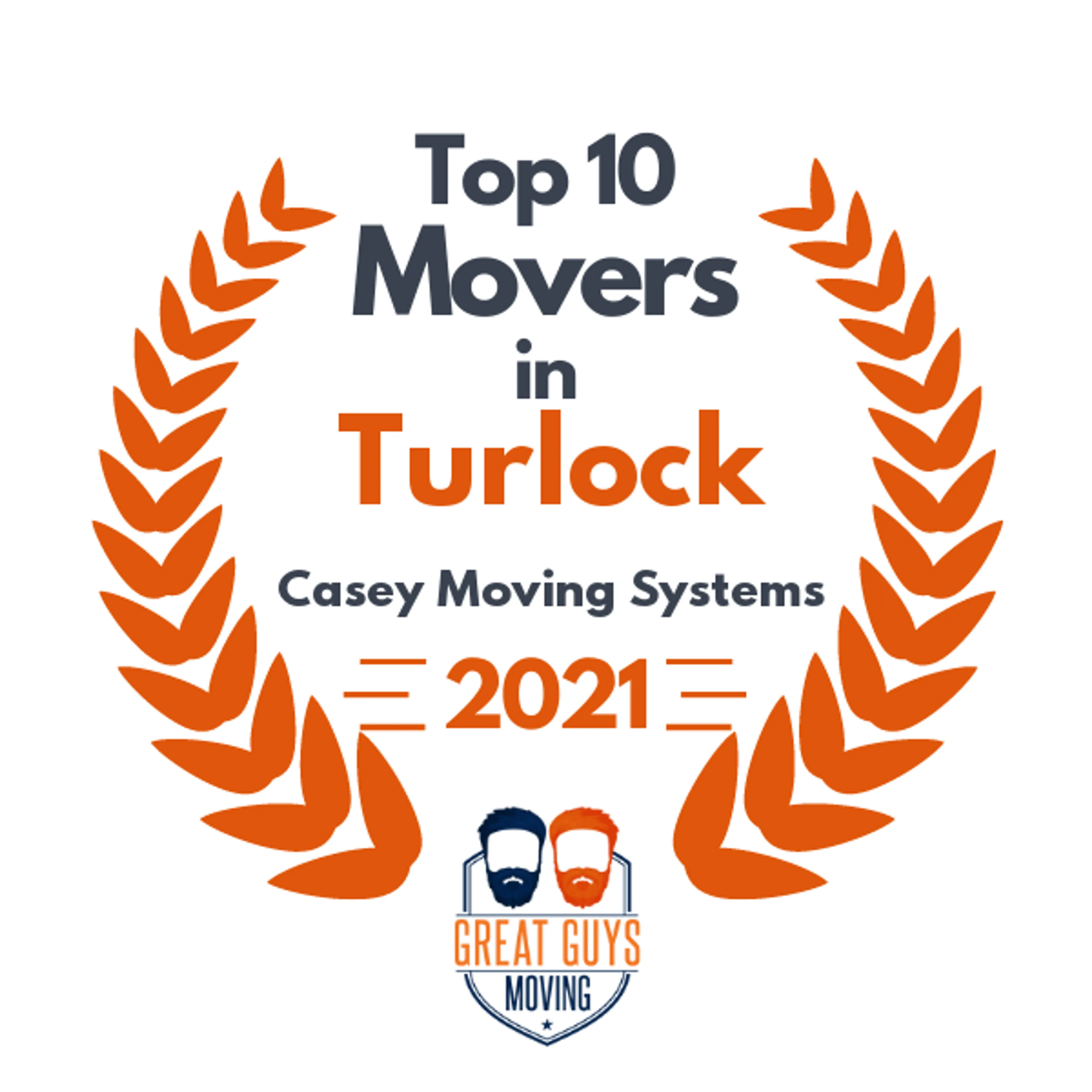 Top 10 Movers in Modesto, CA 2021 award