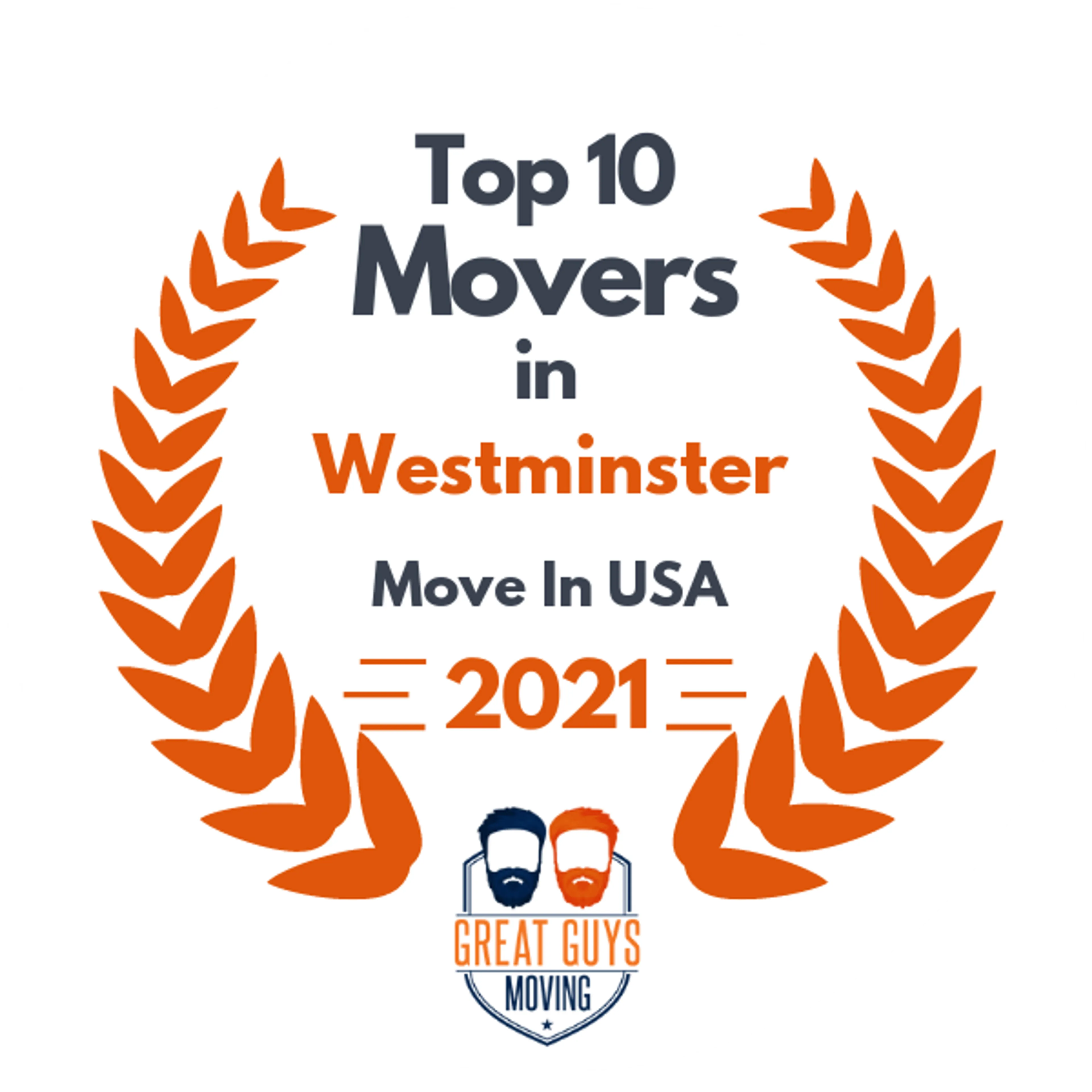 Top 10 Movers in Baltimore, MD 2021 award