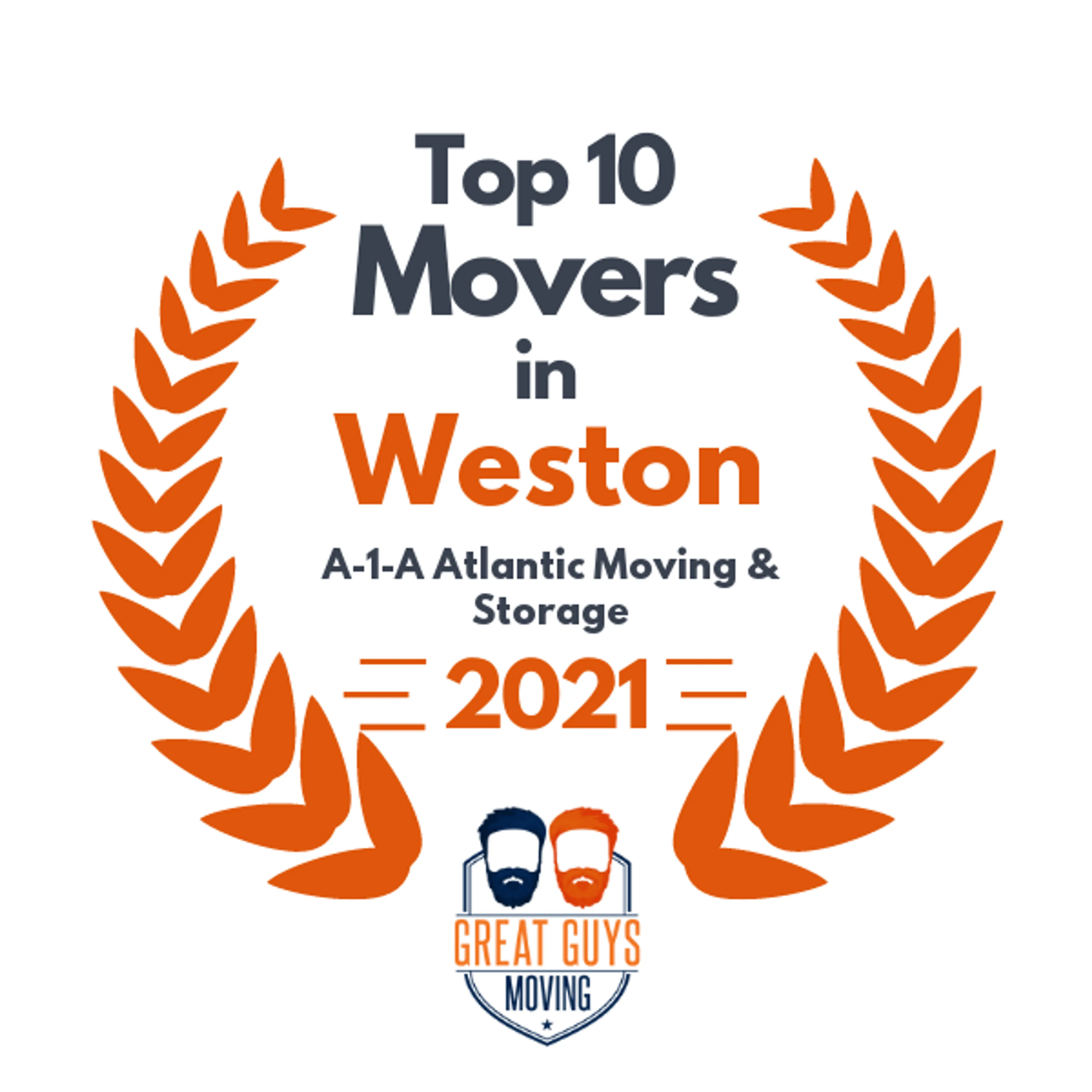 Top 10 Movers in Lauderhill, FL 2021 award