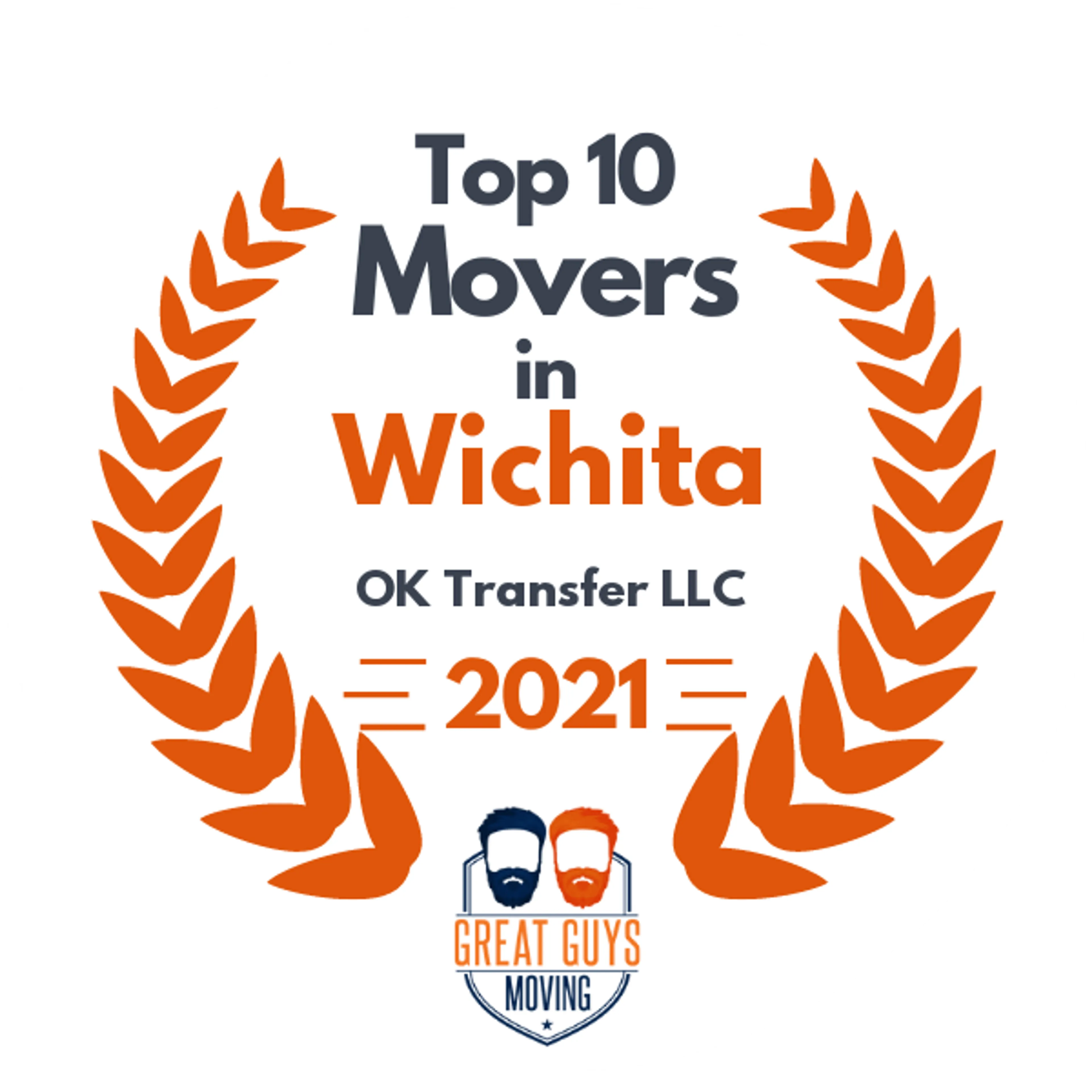 Top 10 Movers in Wichita, KS 2021 award