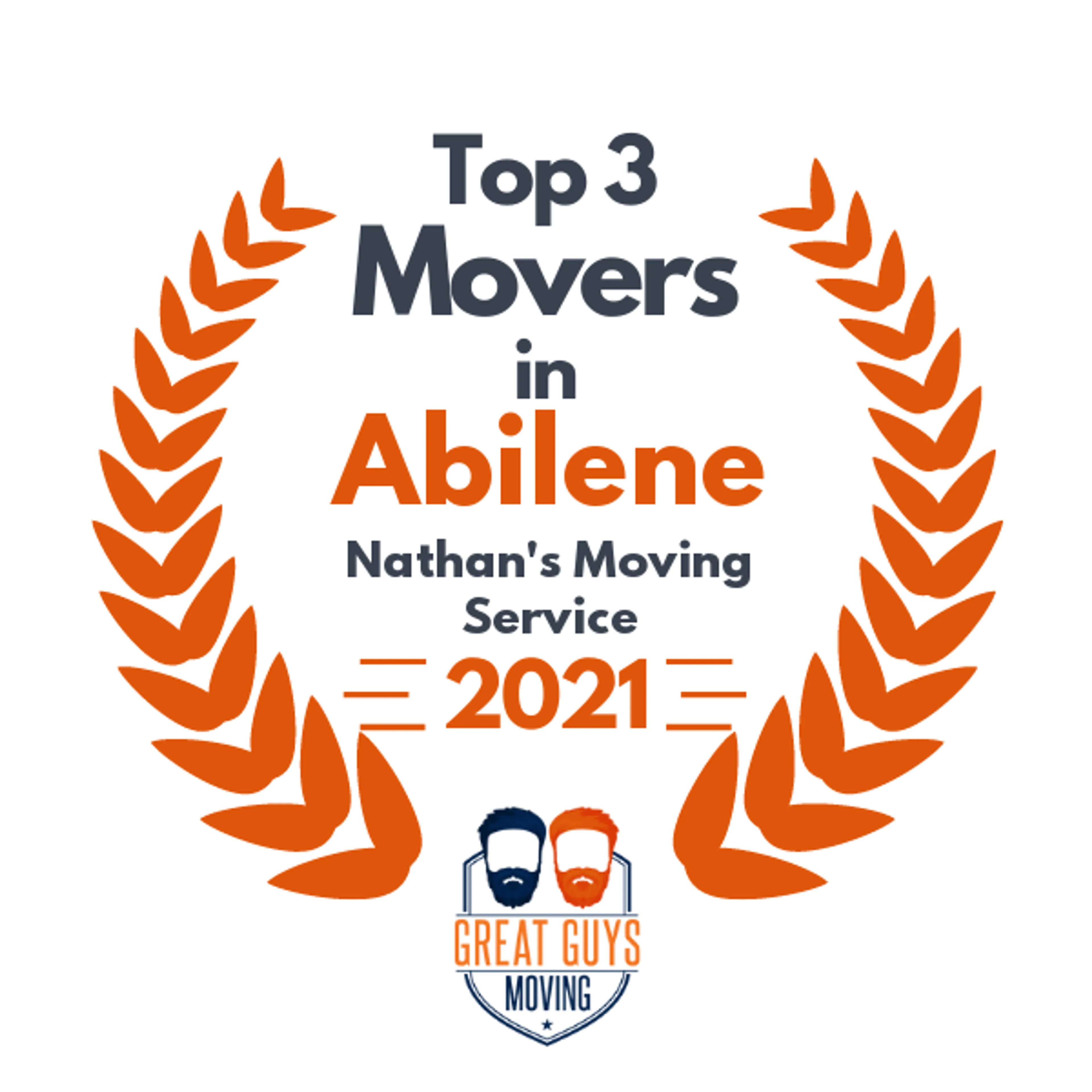 Top 3 Movers in Abilene, TX 2021 award