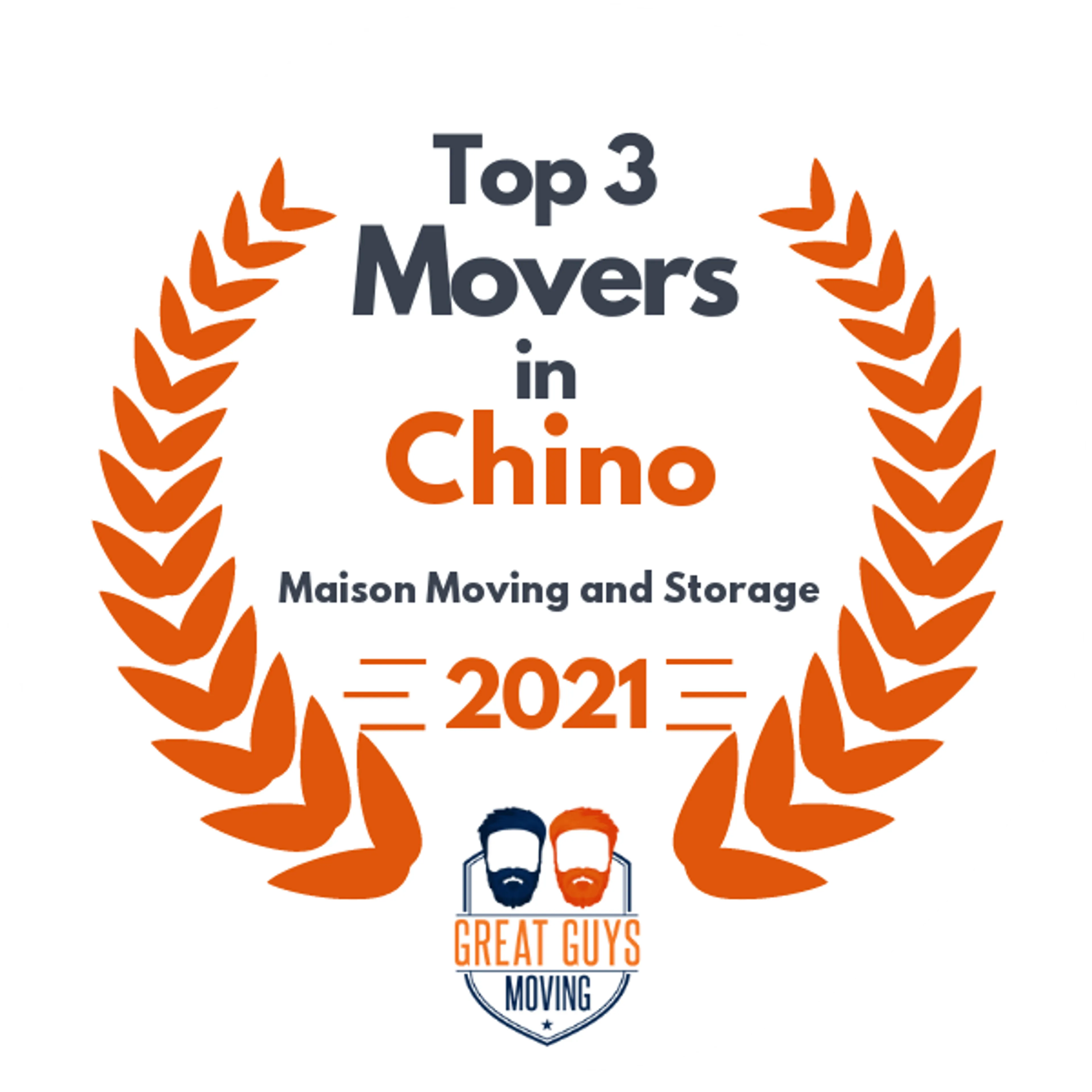 Top 3 Movers in Ontario, CA 2021 award