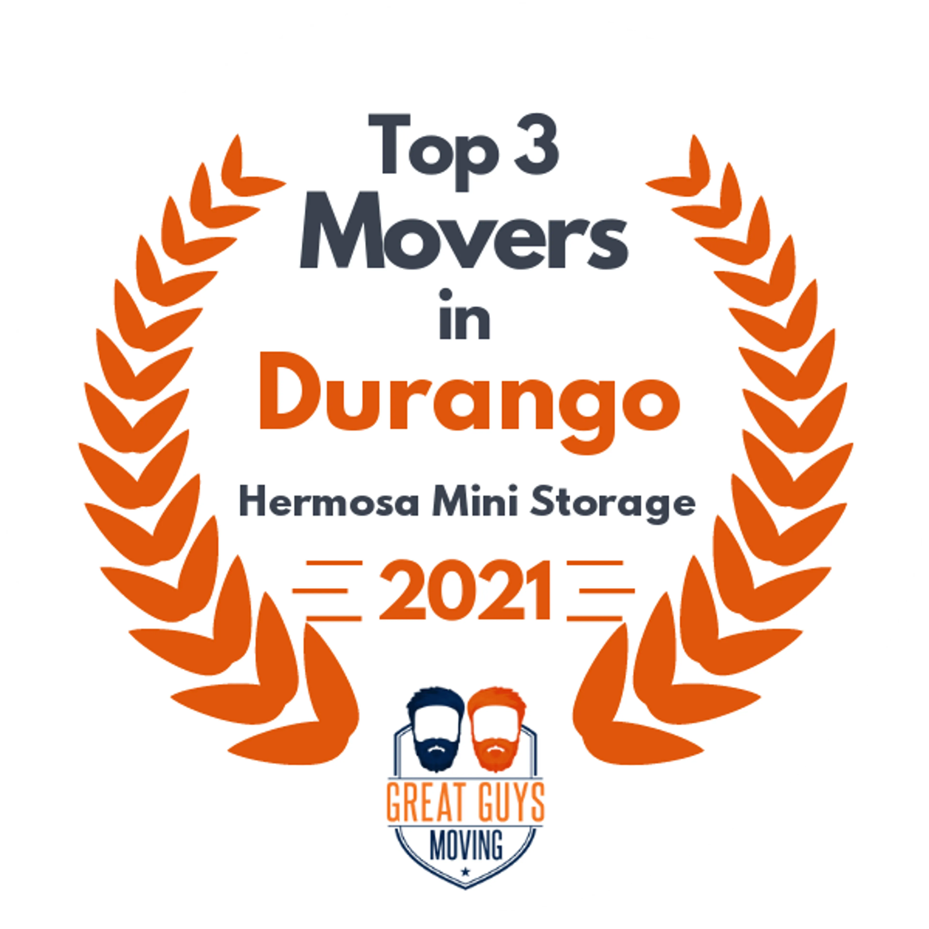 Top 3 Movers in Durango, CO 2021 award
