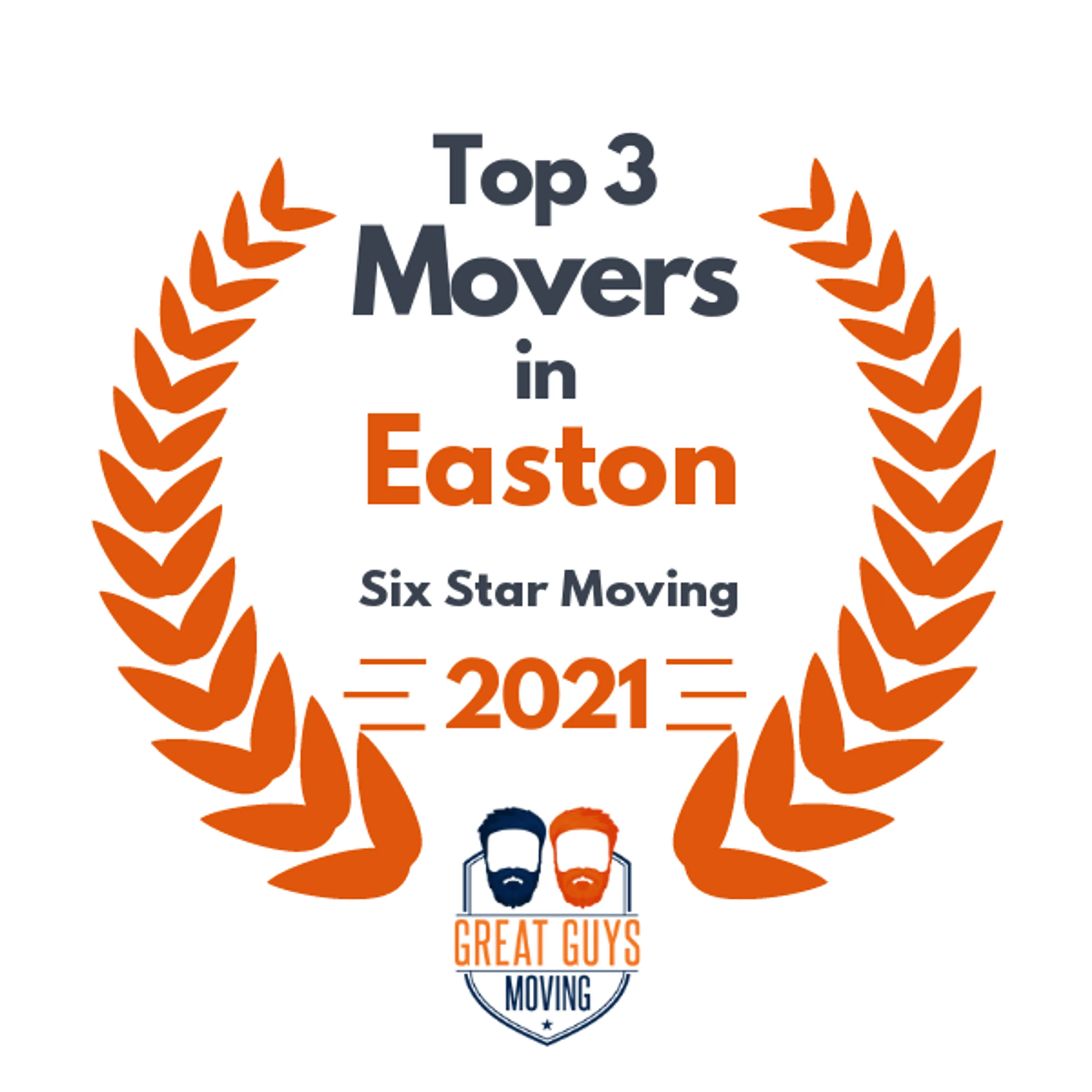 Top 3 Movers in Easton, MD 2021 award