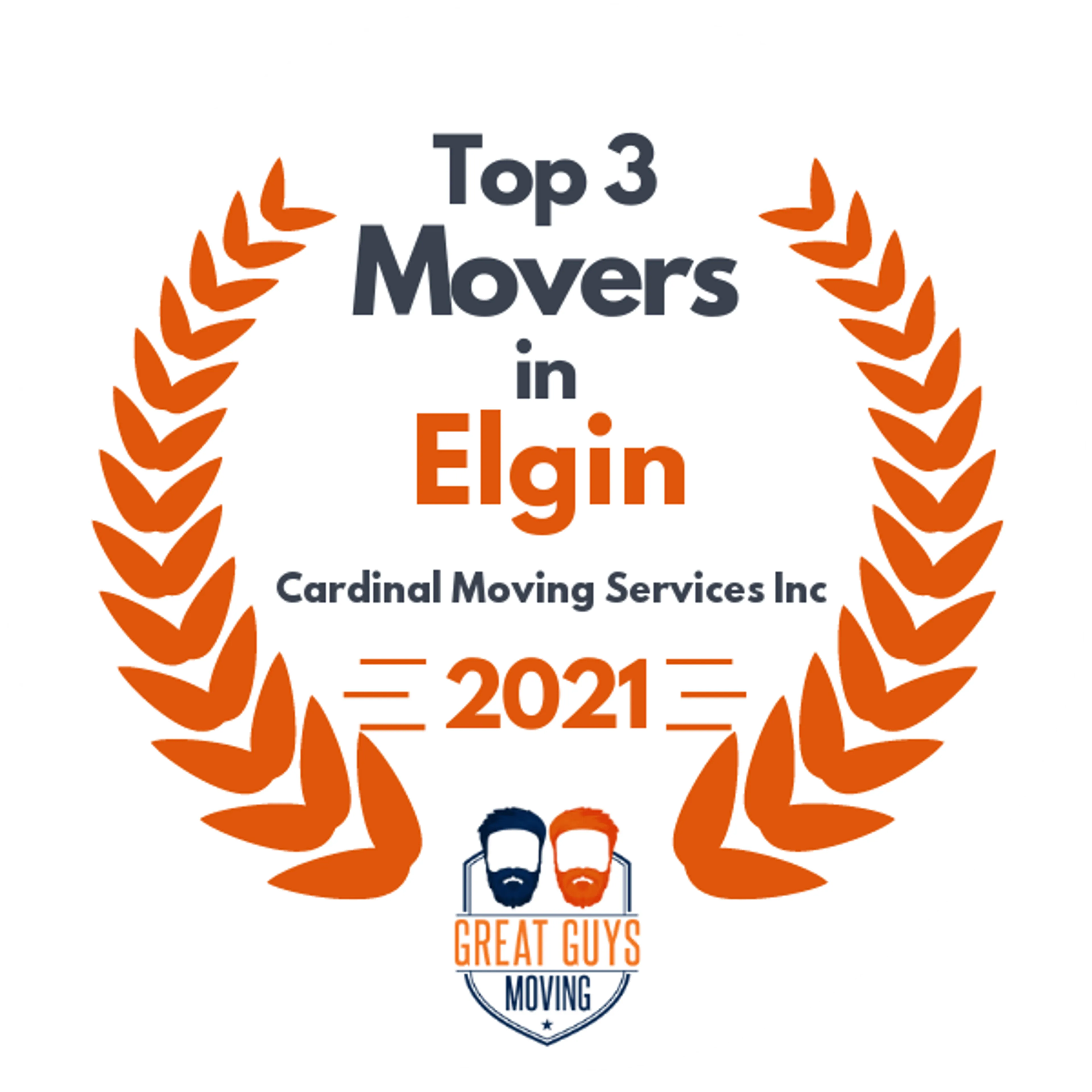 Top 3 Movers in Lindenhurst, IL 2021 award
