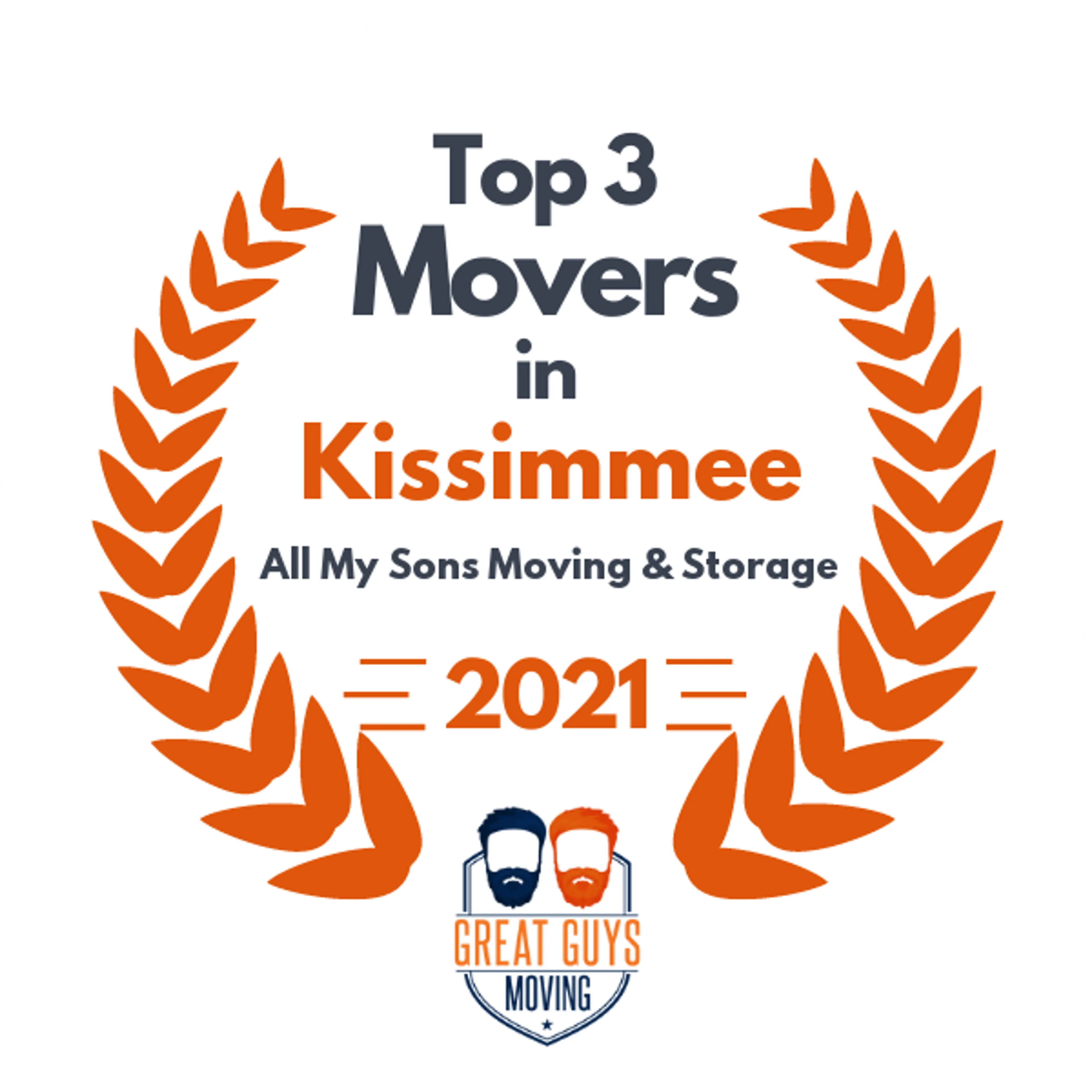 Top 3 Movers in Haines City, FL 2021 award