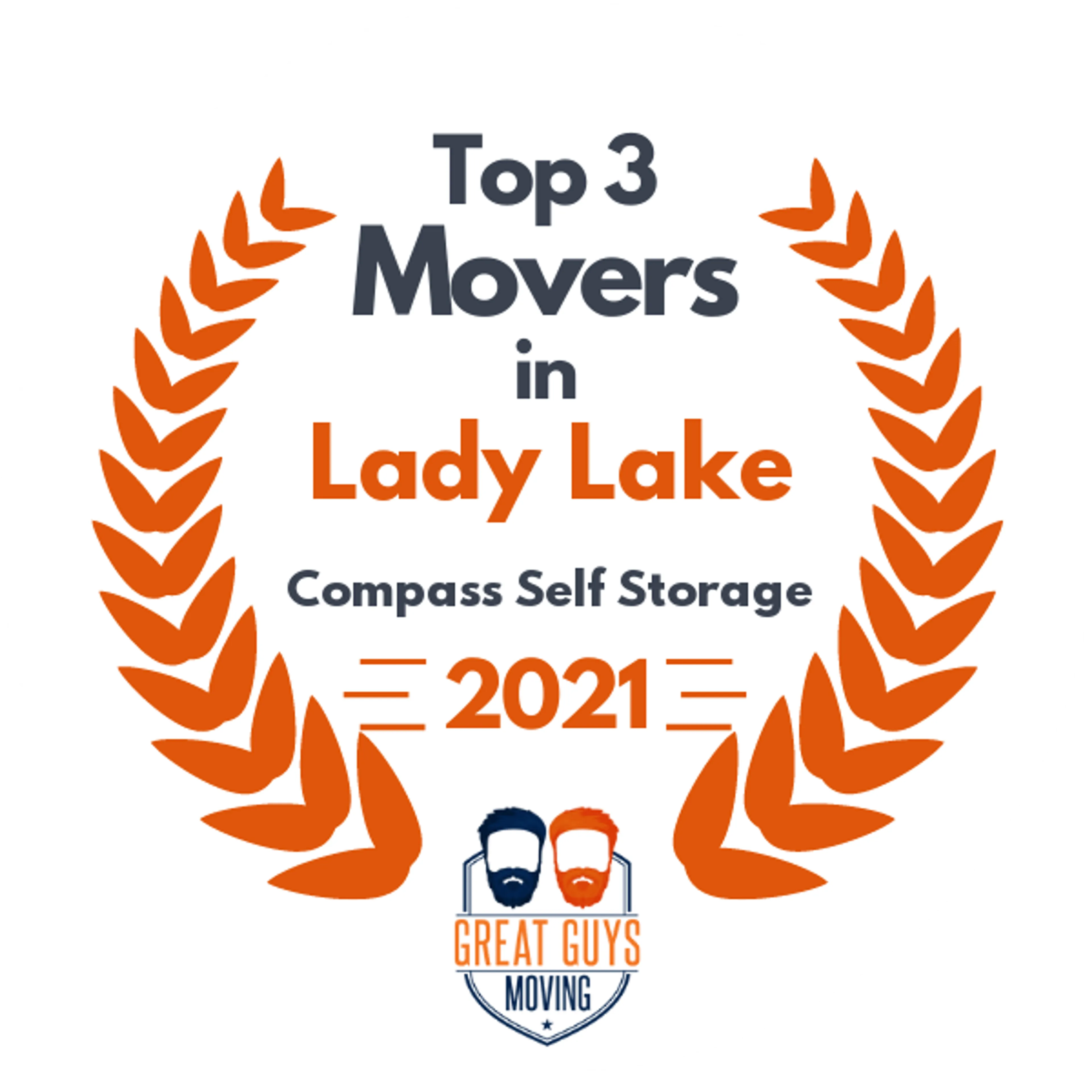 Top 3 Movers in Lady Lake, FL 2021 award