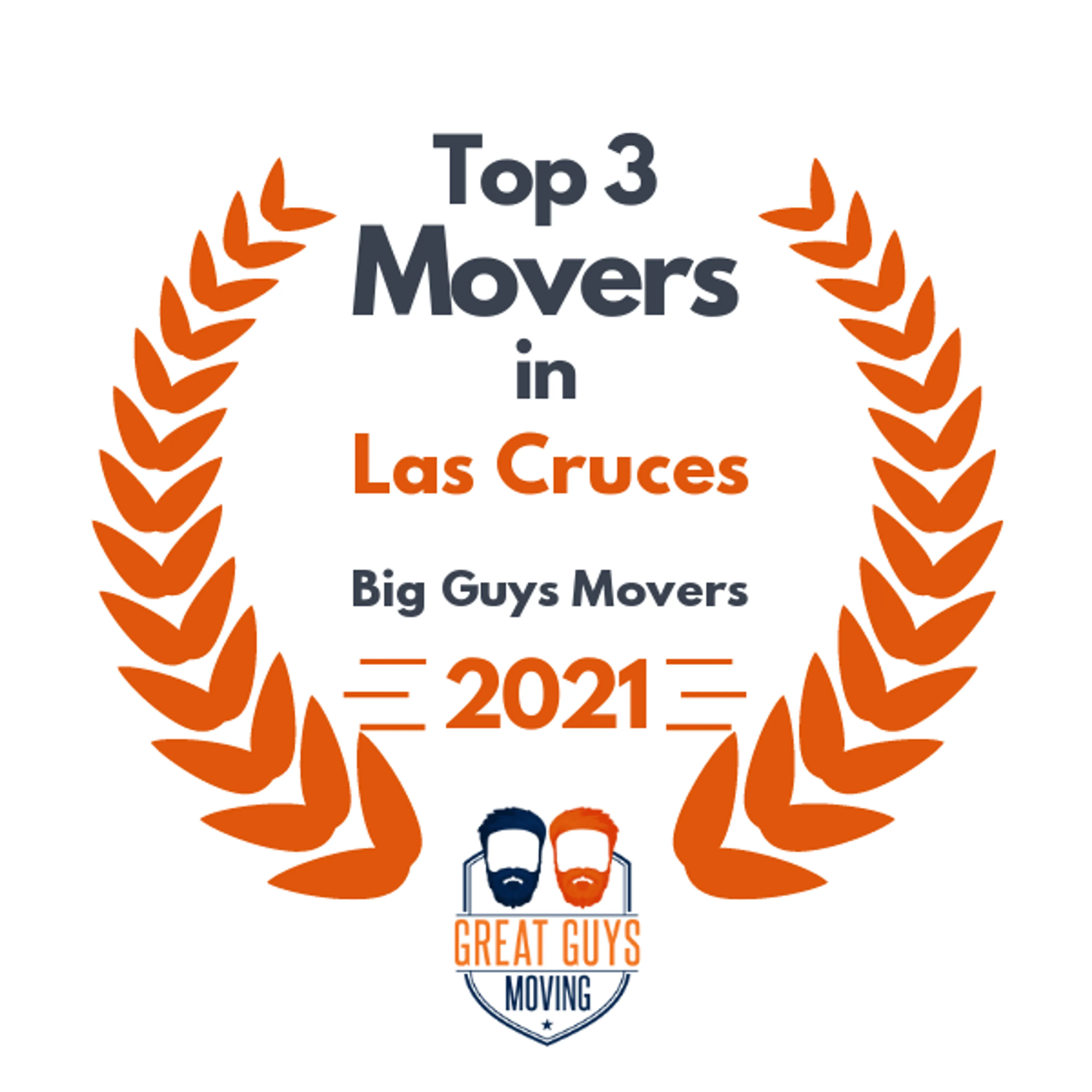 Top 3 Movers in Las Cruces, NM 2021 award
