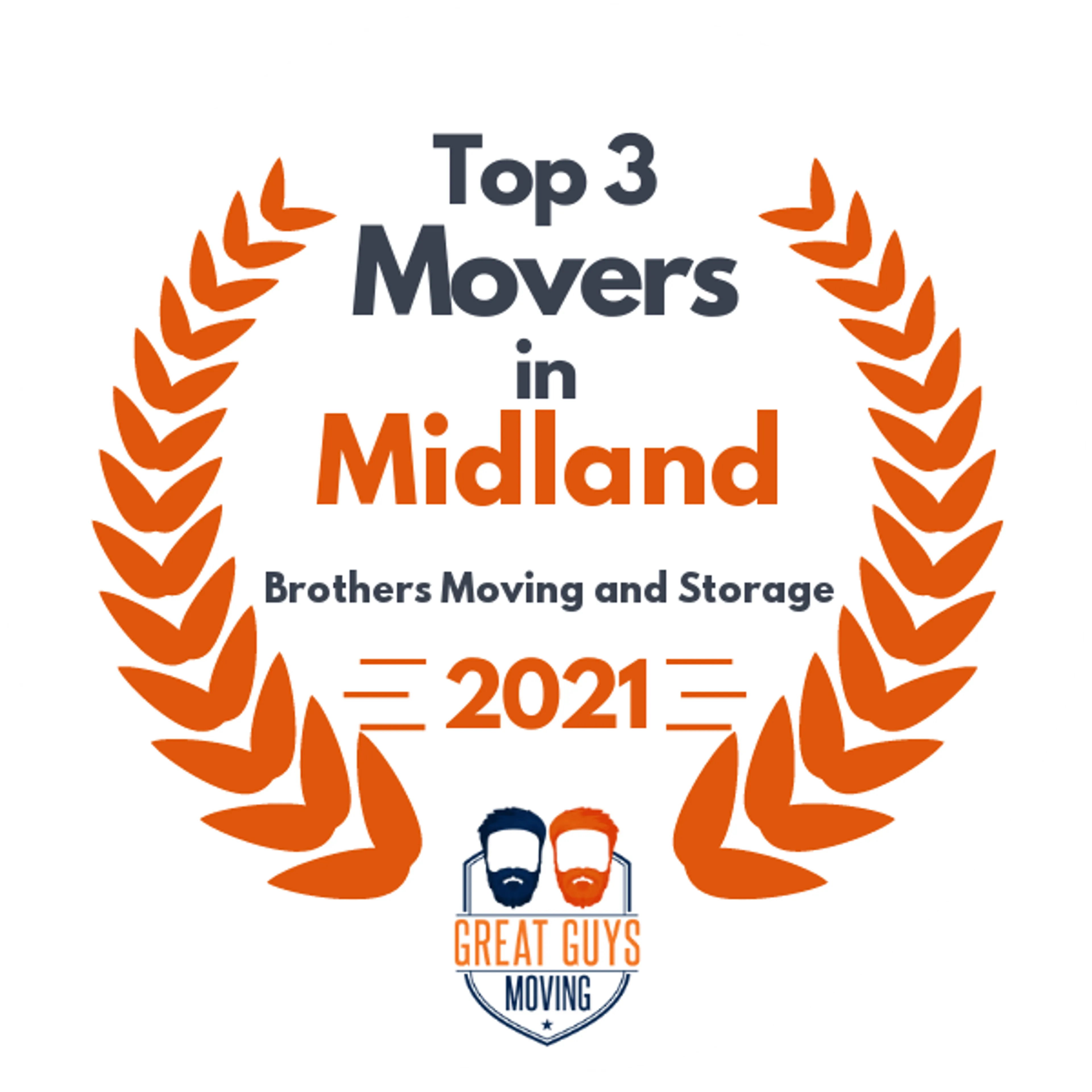Top 3 Movers in Midland, TX 2021 award