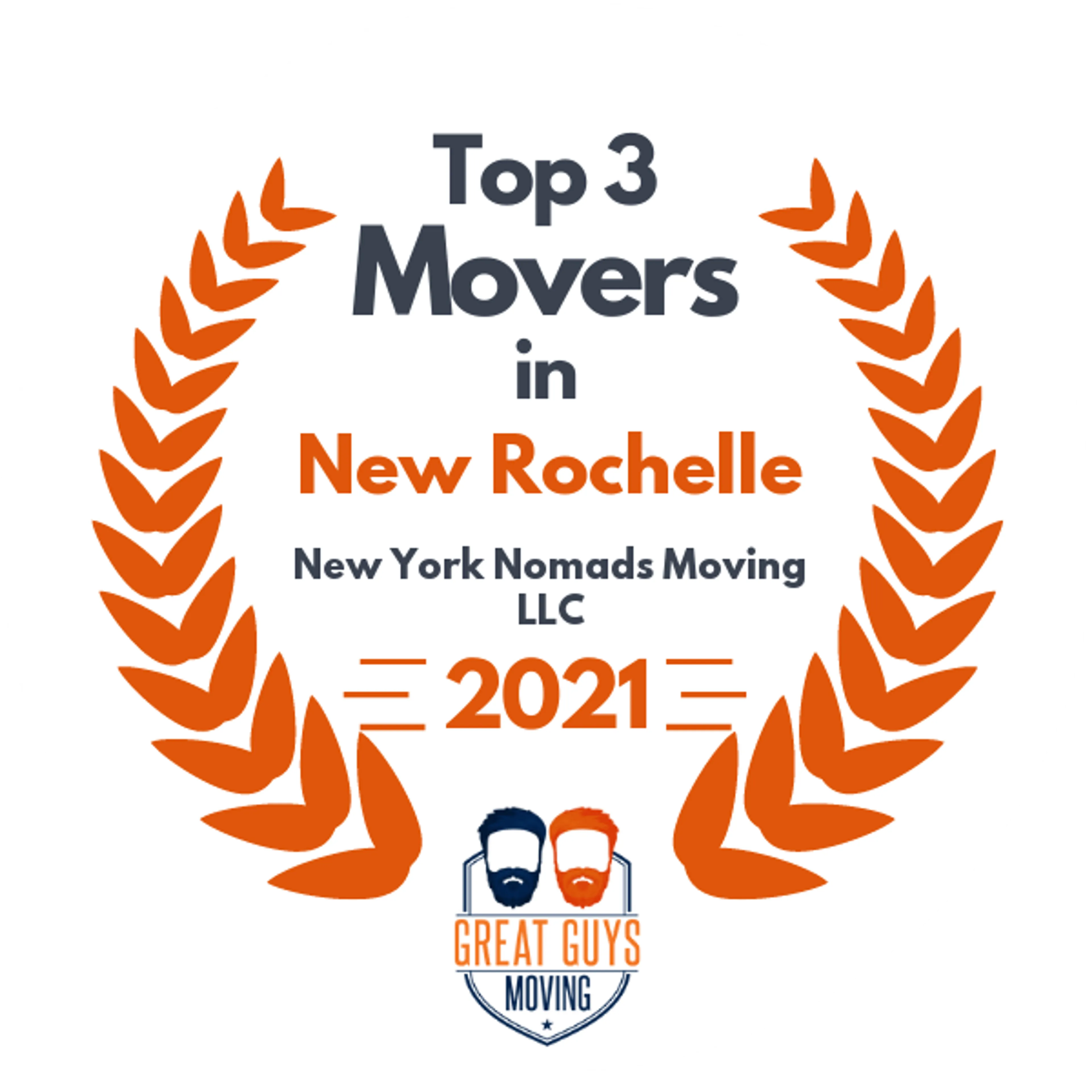 Top 3 Movers in New York City, NY 2021 award