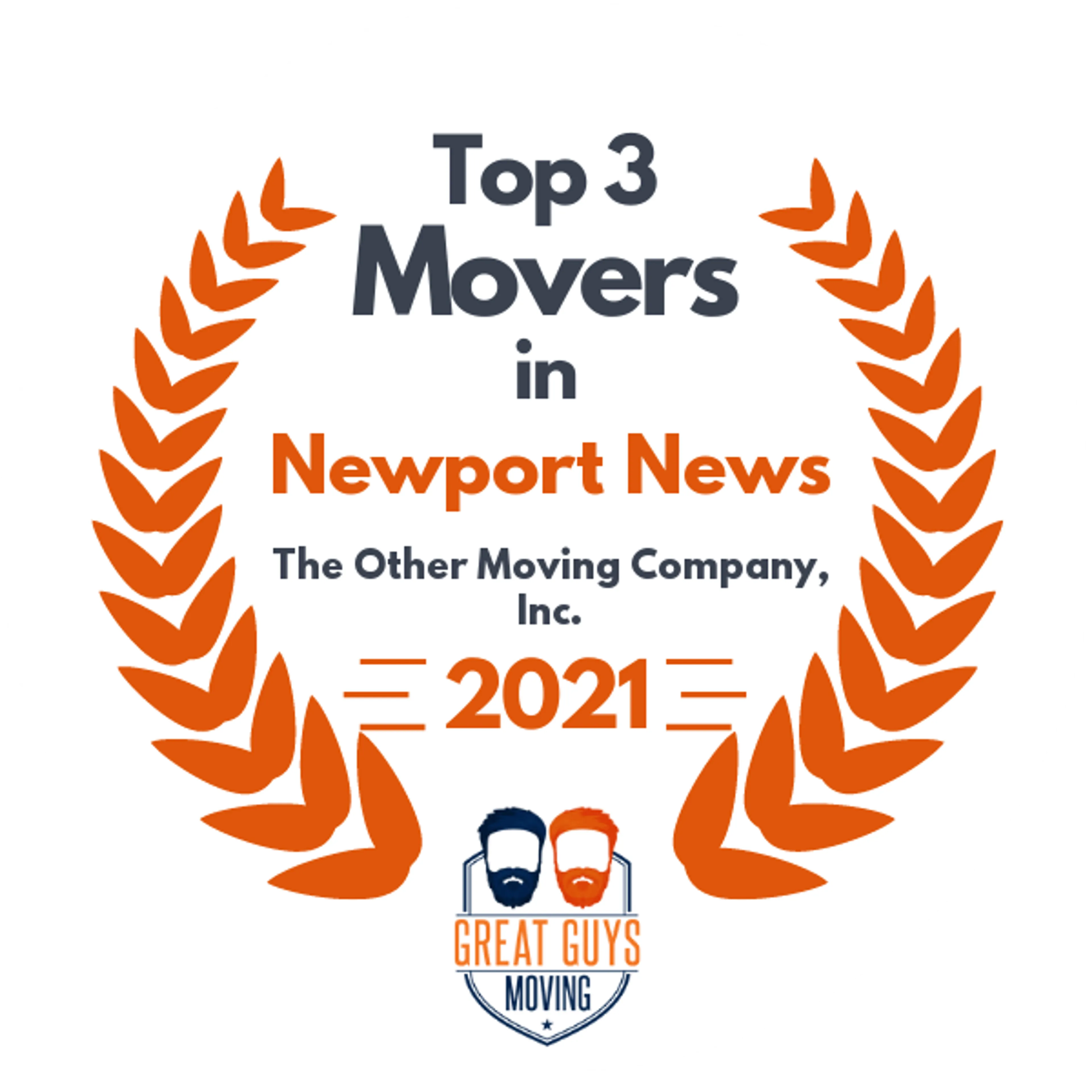 Top 3 Movers in Yorktown, IN 2021 award