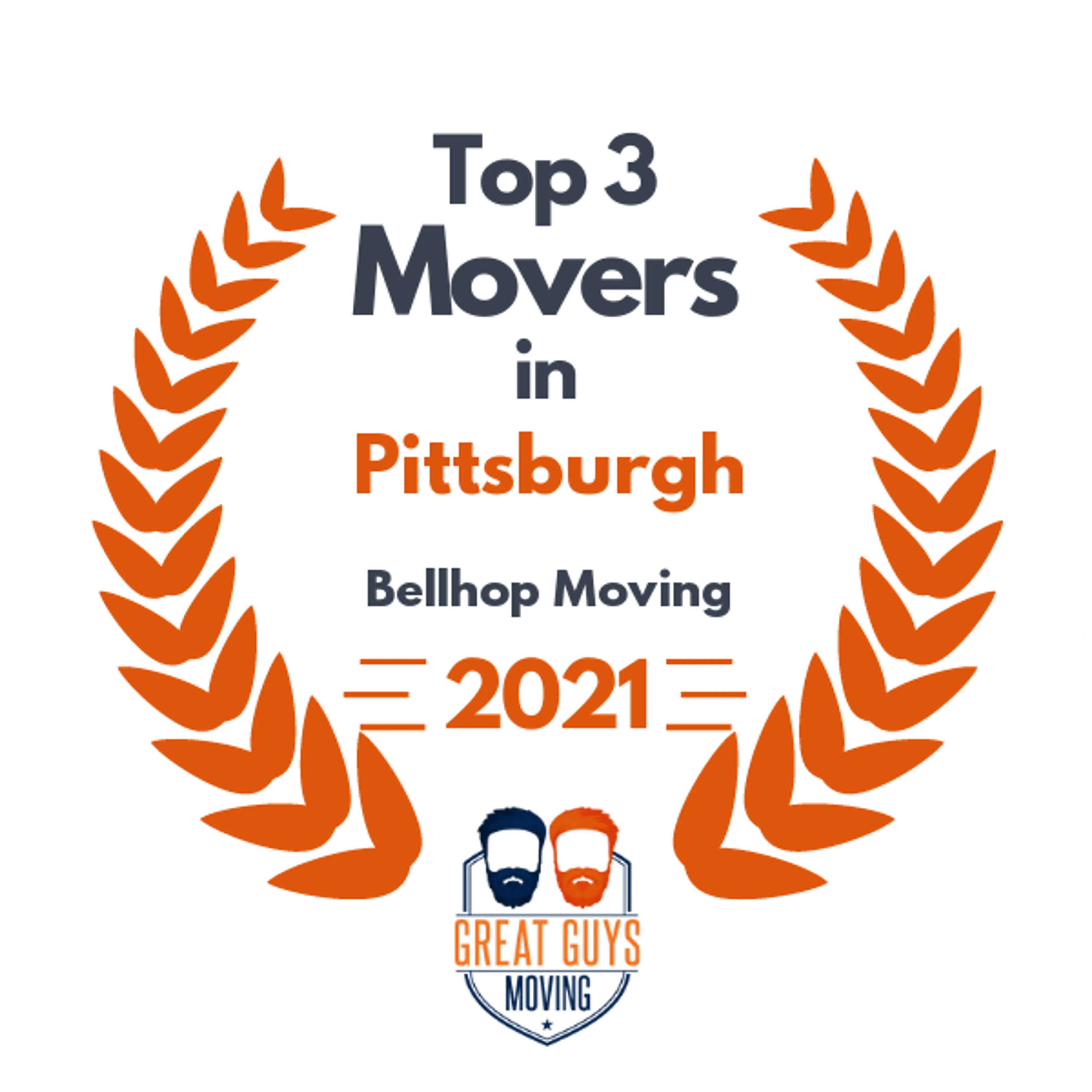 Top 3 Movers in Pittsburgh, PA 2021 award