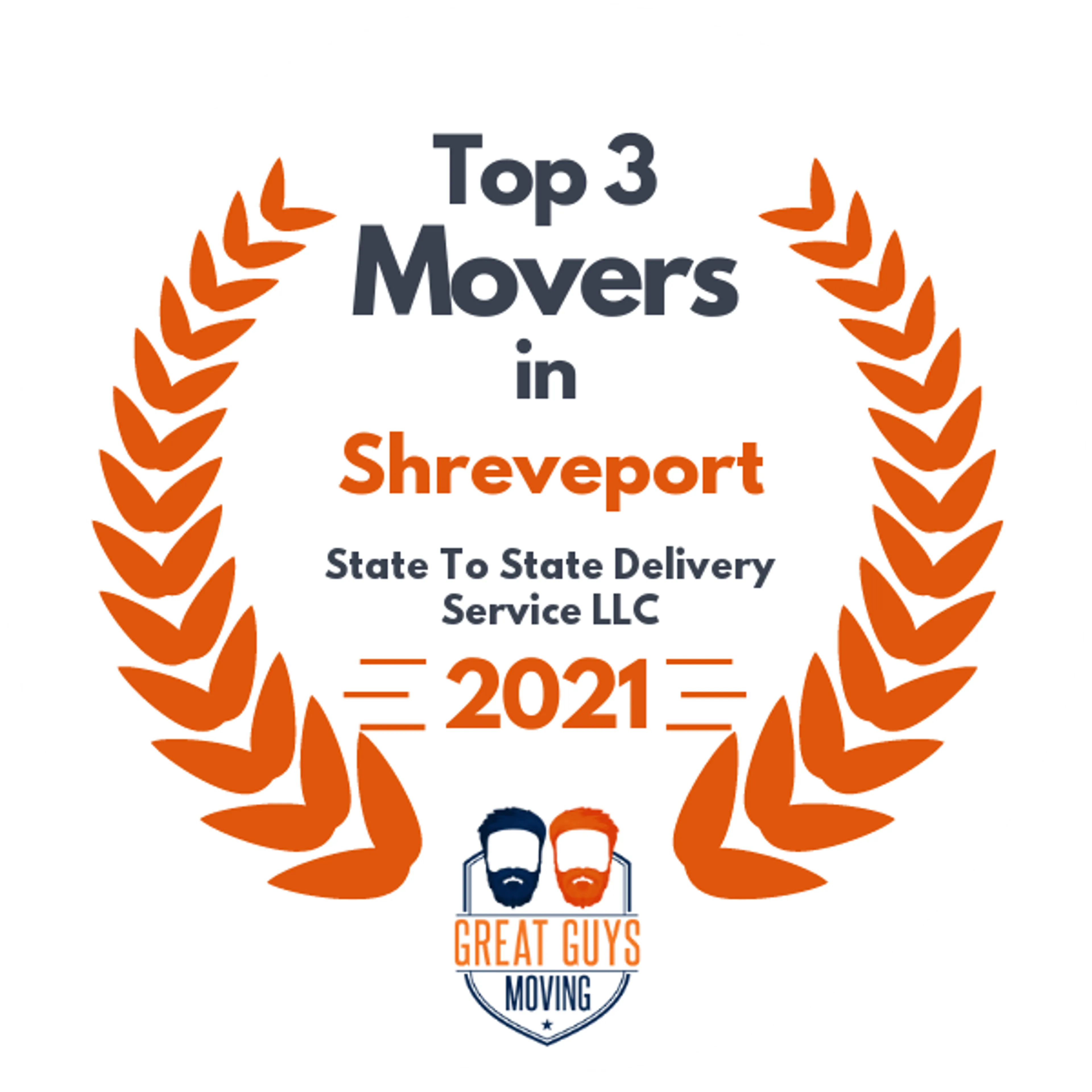 Top 3 Movers in Shreveport, LA 2021 award