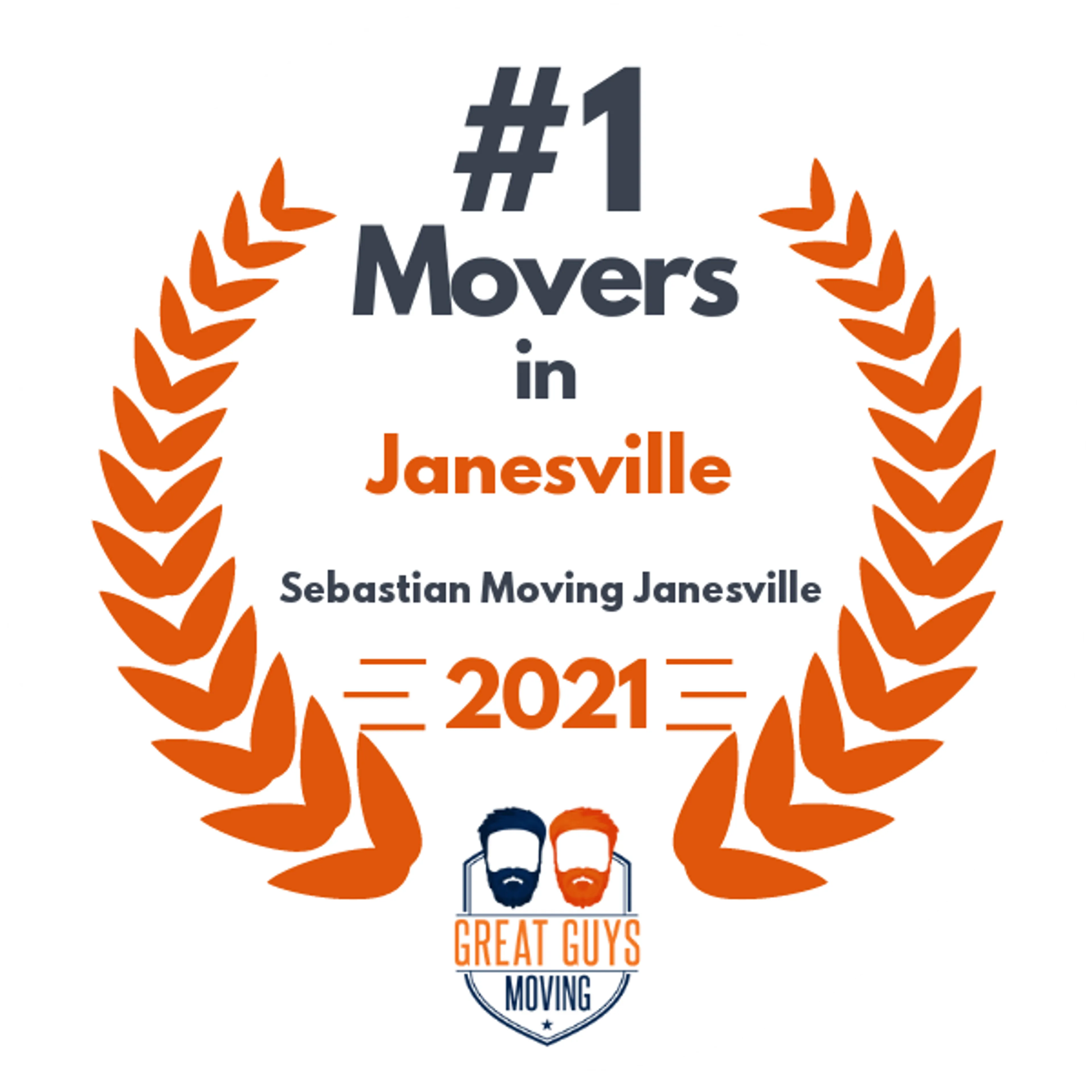 #1 Ranked Movers in Madison, WI 2021 award