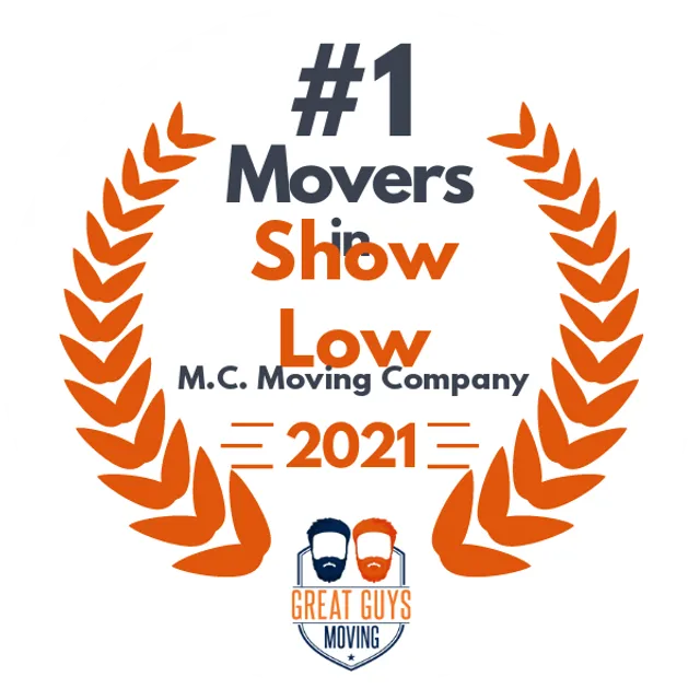 #1 Ranked Movers in Show Low, AZ 2021 award