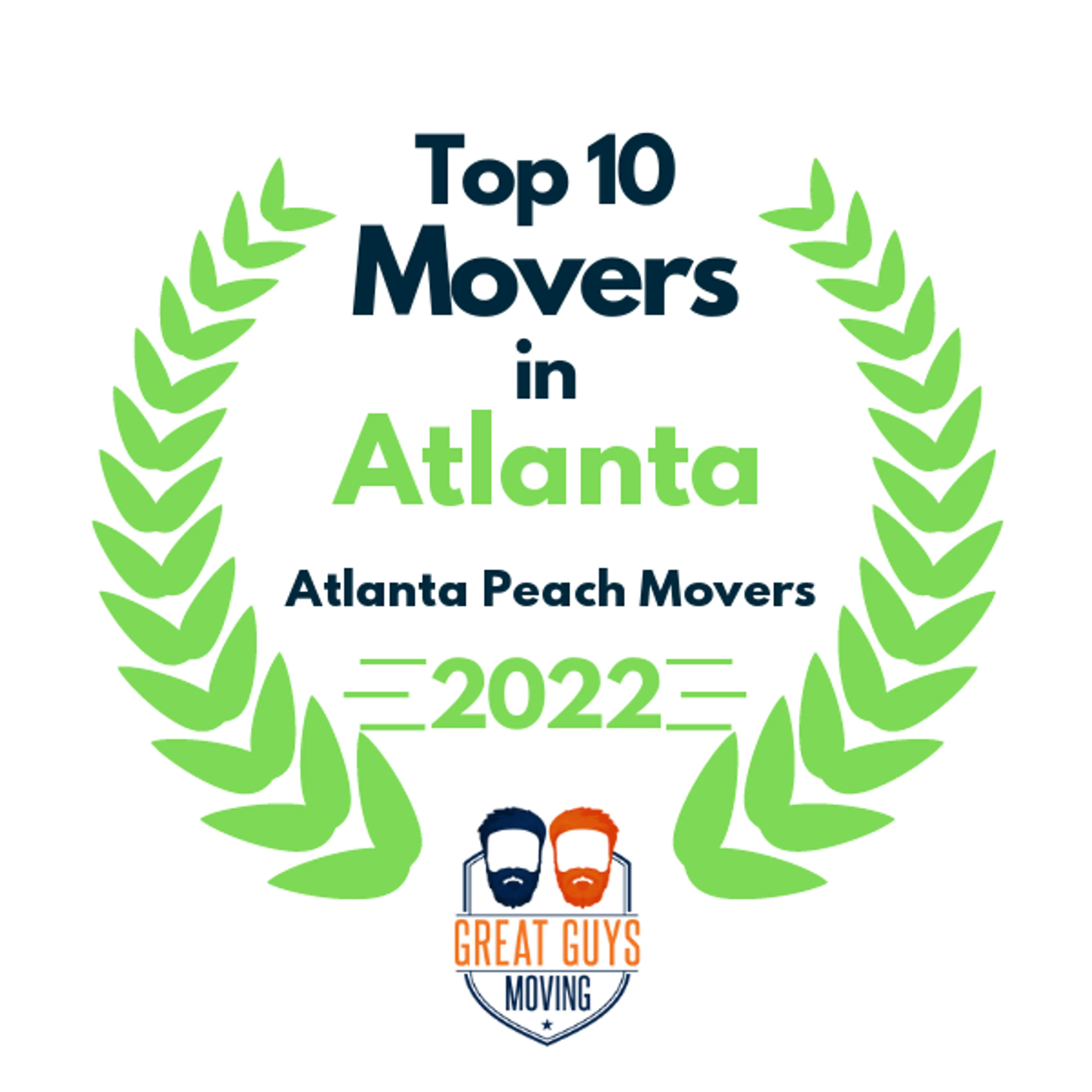 Top 10 Movers in Atlanta, GA 2022 award