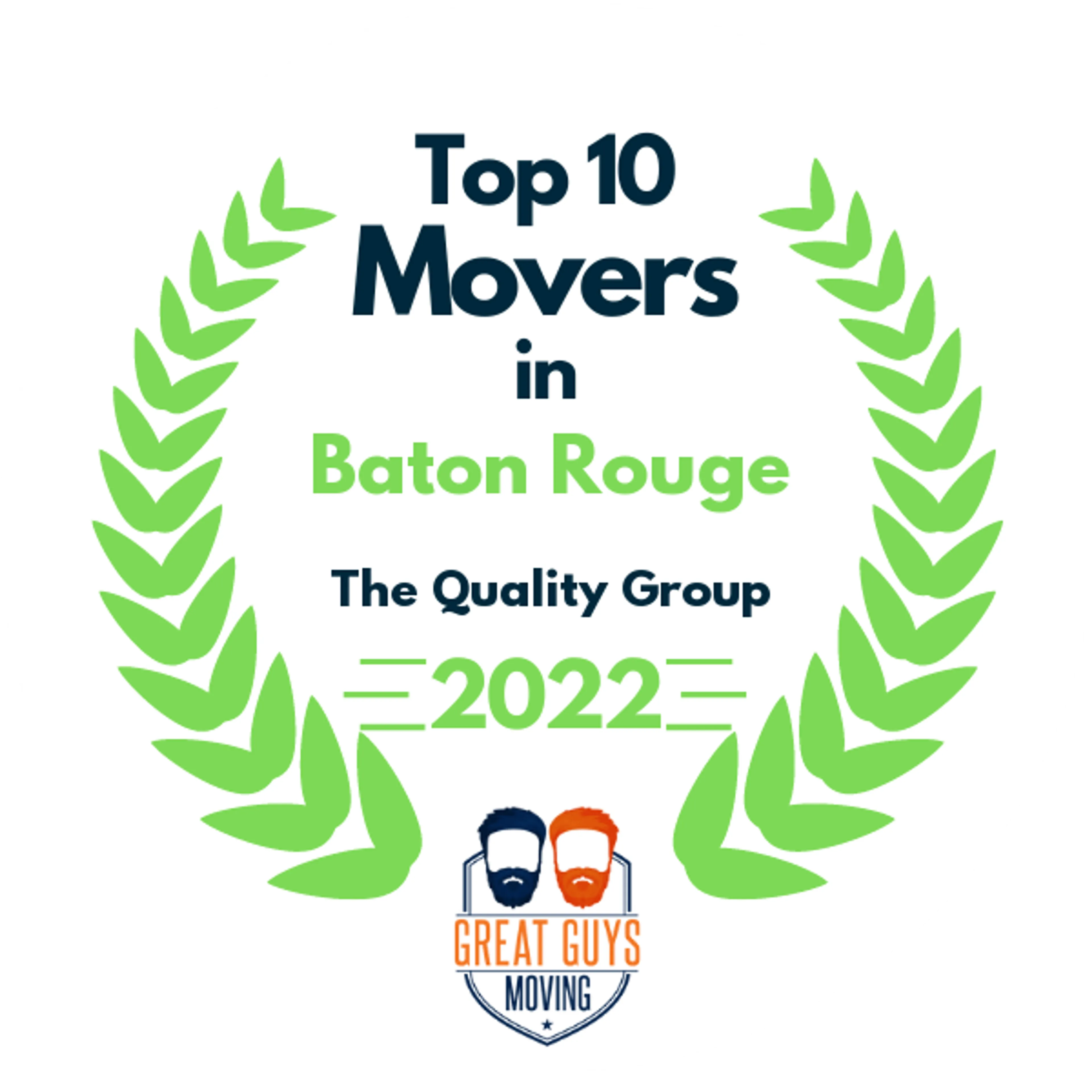 Top 10 Movers in Baton Rouge, LA 2022 award
