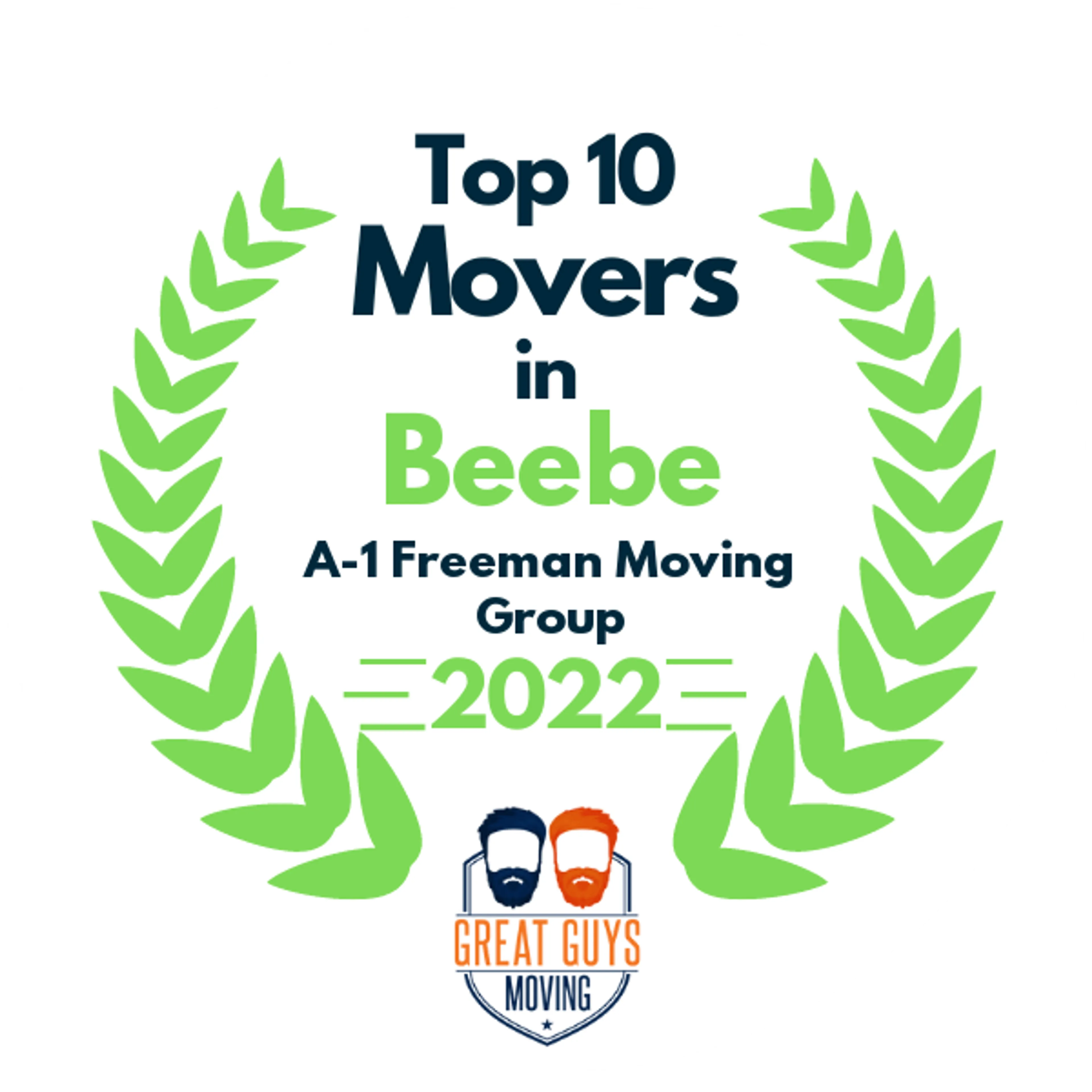 Top 10 Movers in Little Rock, AR 2022 award