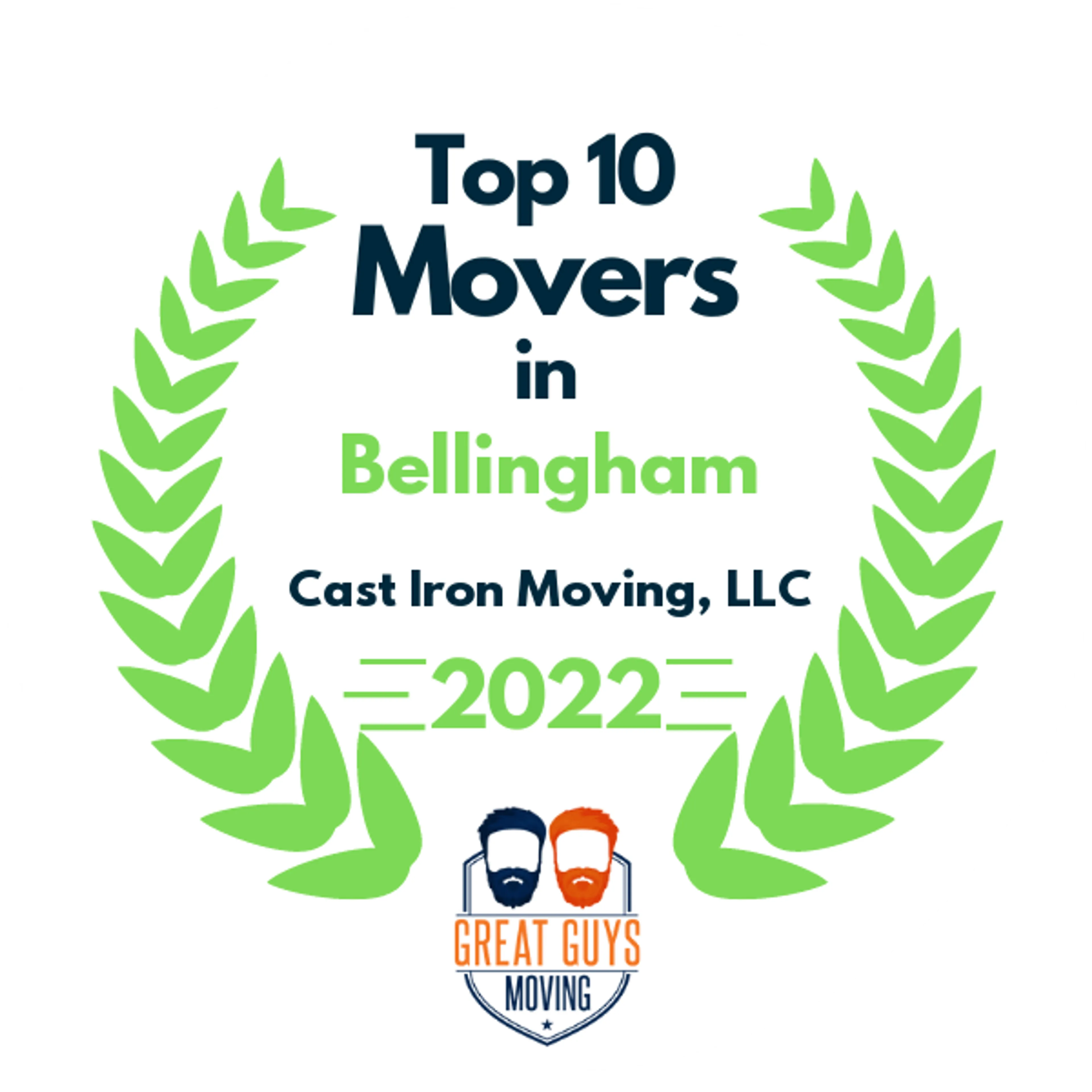 Top 10 Movers in Bellevue, WA 2022 award