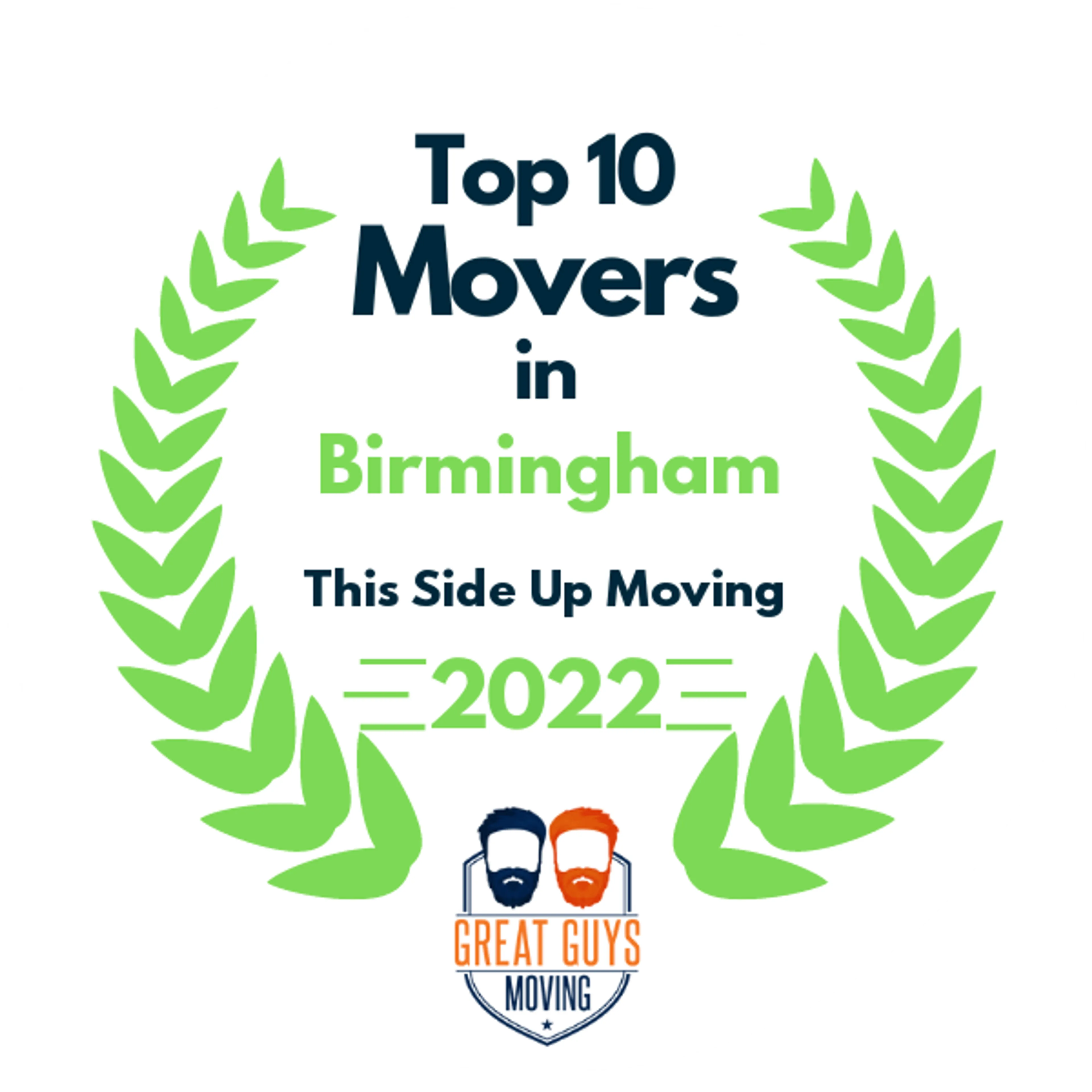 Top 10 Movers in Vestavia Hills, AL 2022 award