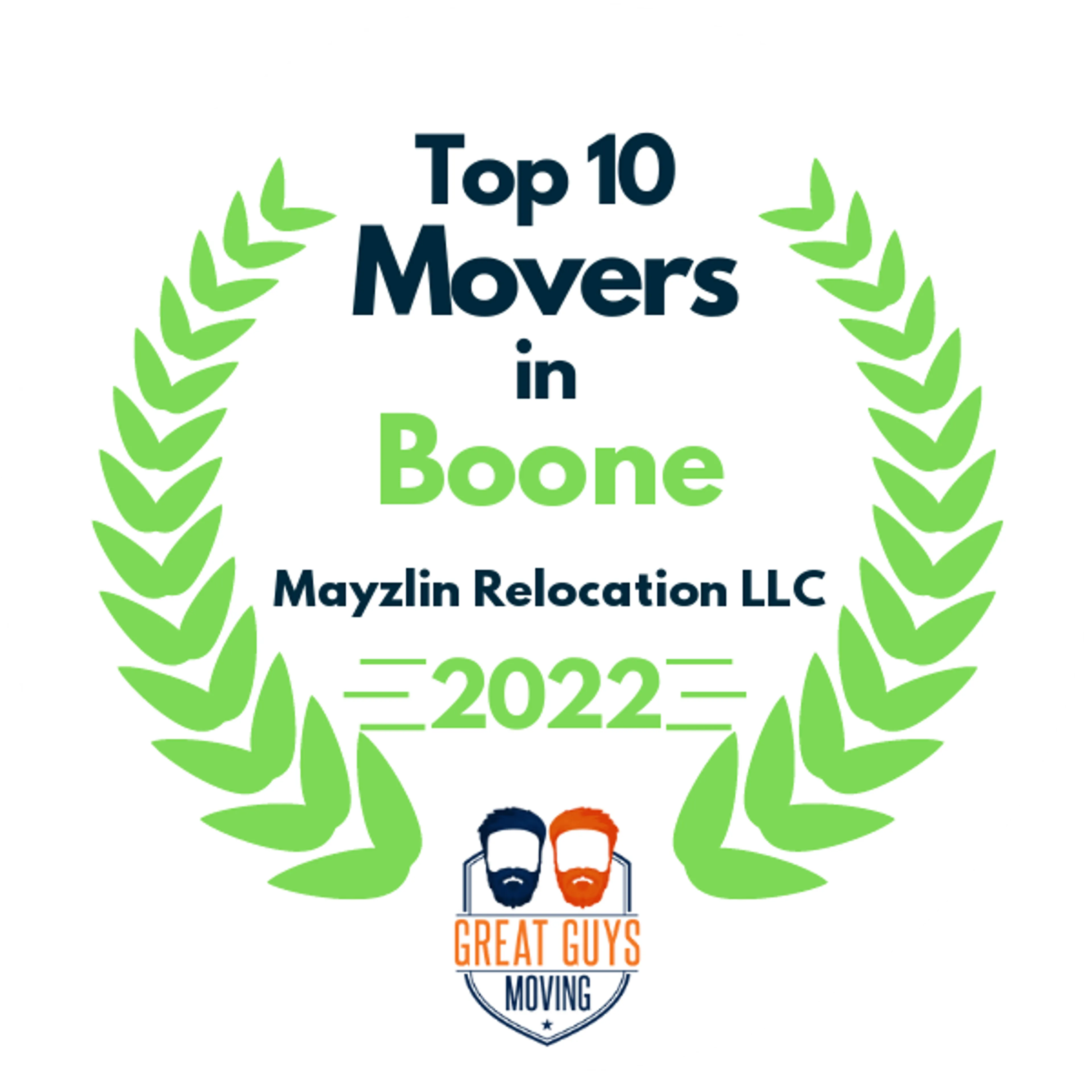Top 10 Movers in Charlotte, NC 2022 award