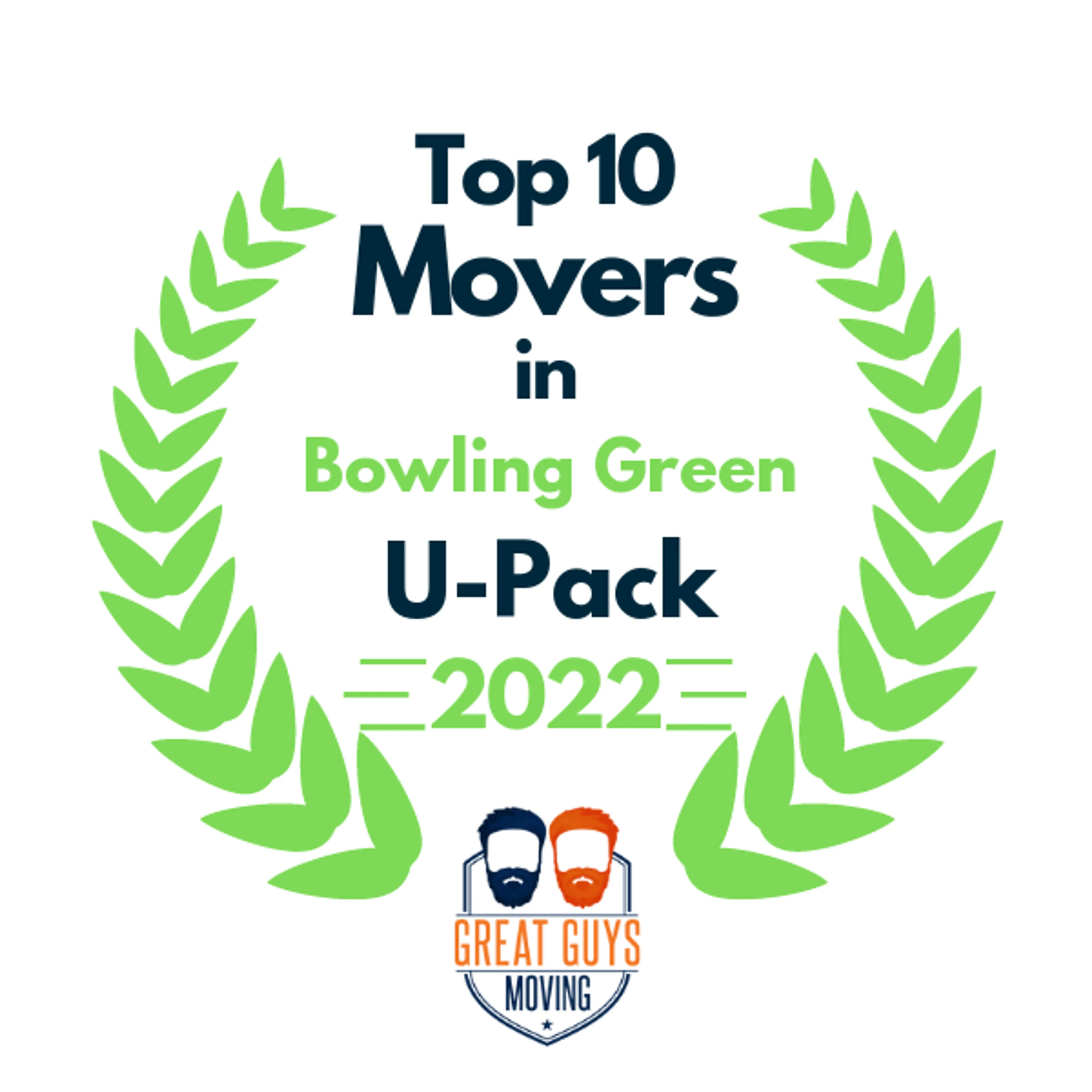 Top 10 Movers in Bowling Green, KY 2022 award