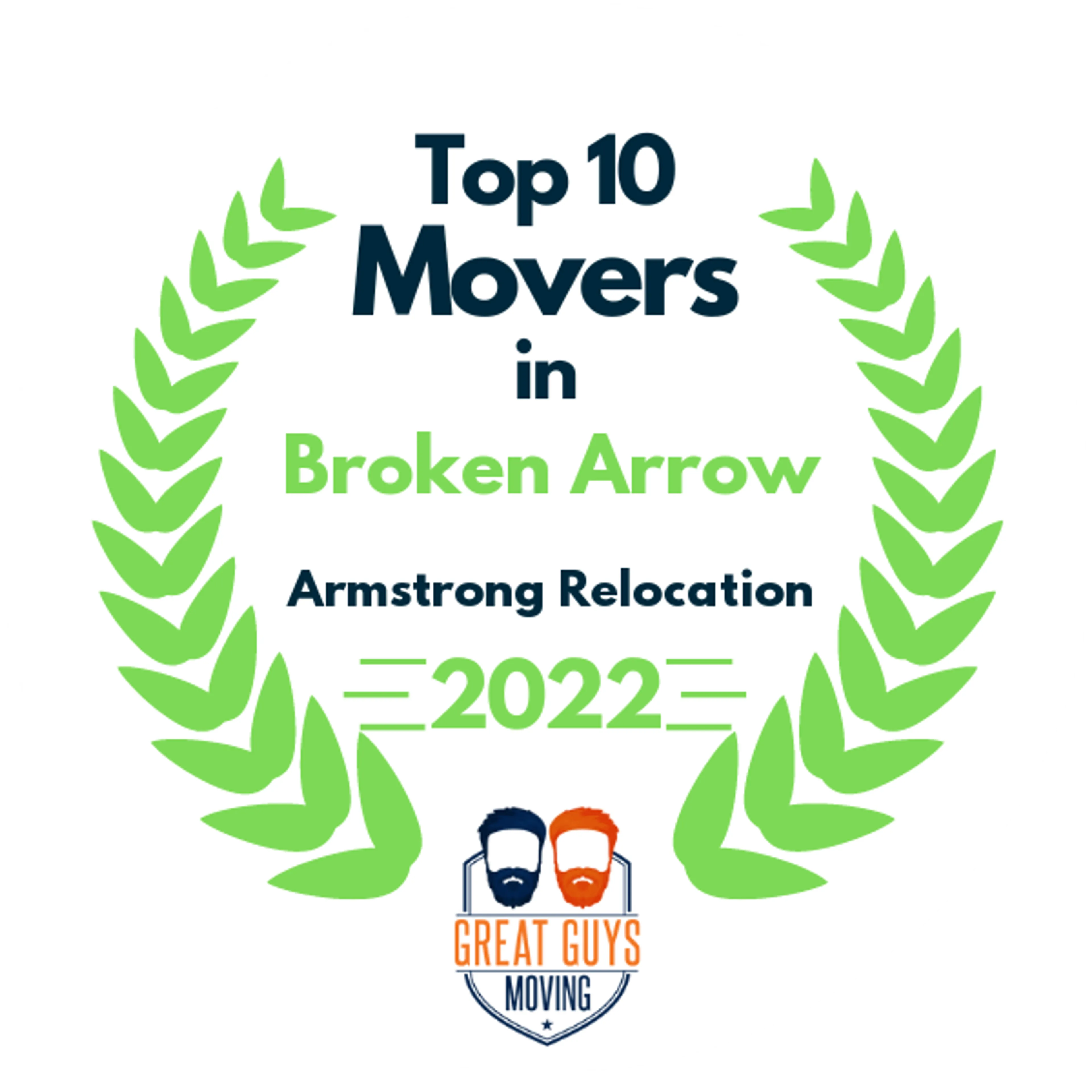 Top 10 Movers in Muskogee, OK 2022 award