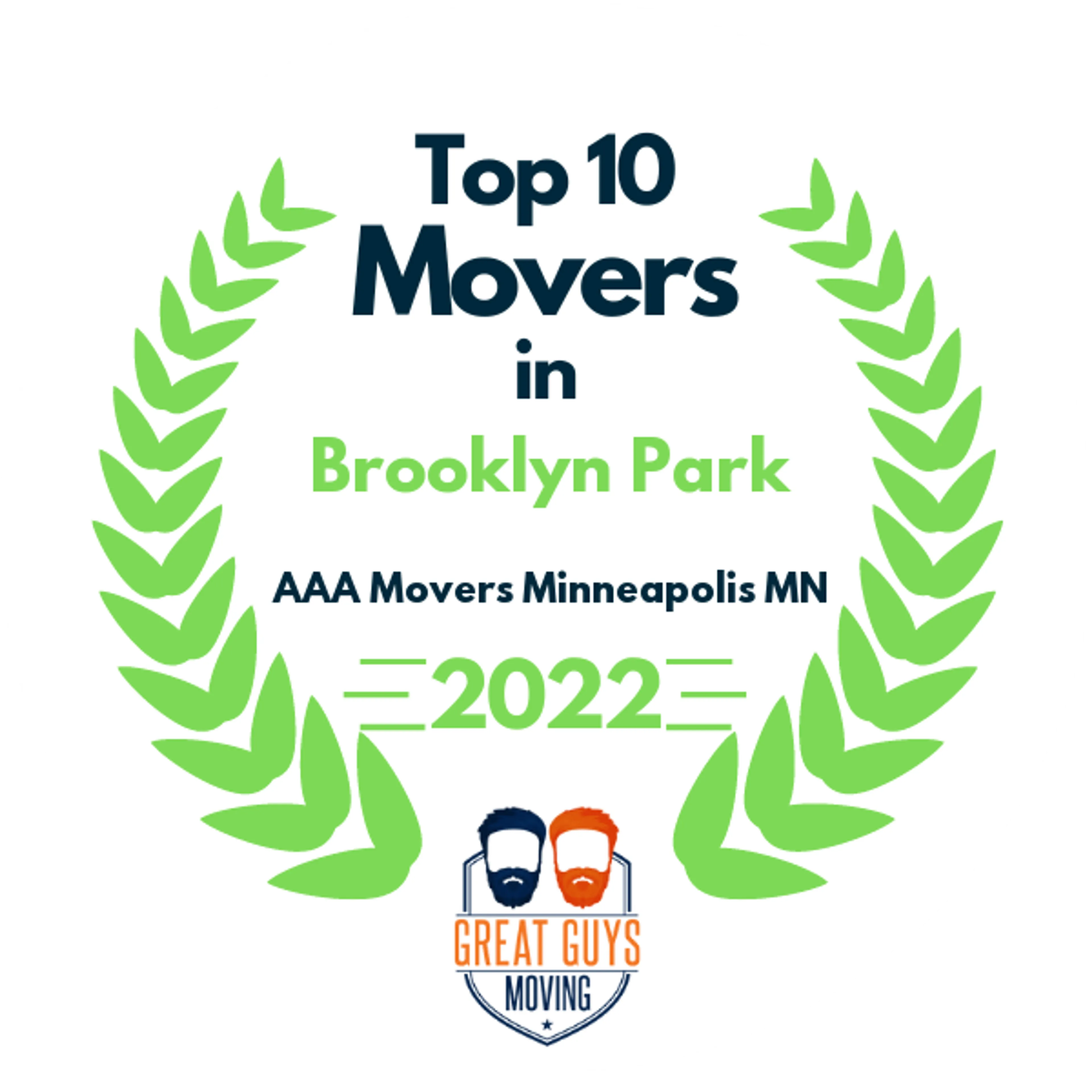 Top 10 Movers in Minneapolis, MN 2022 award