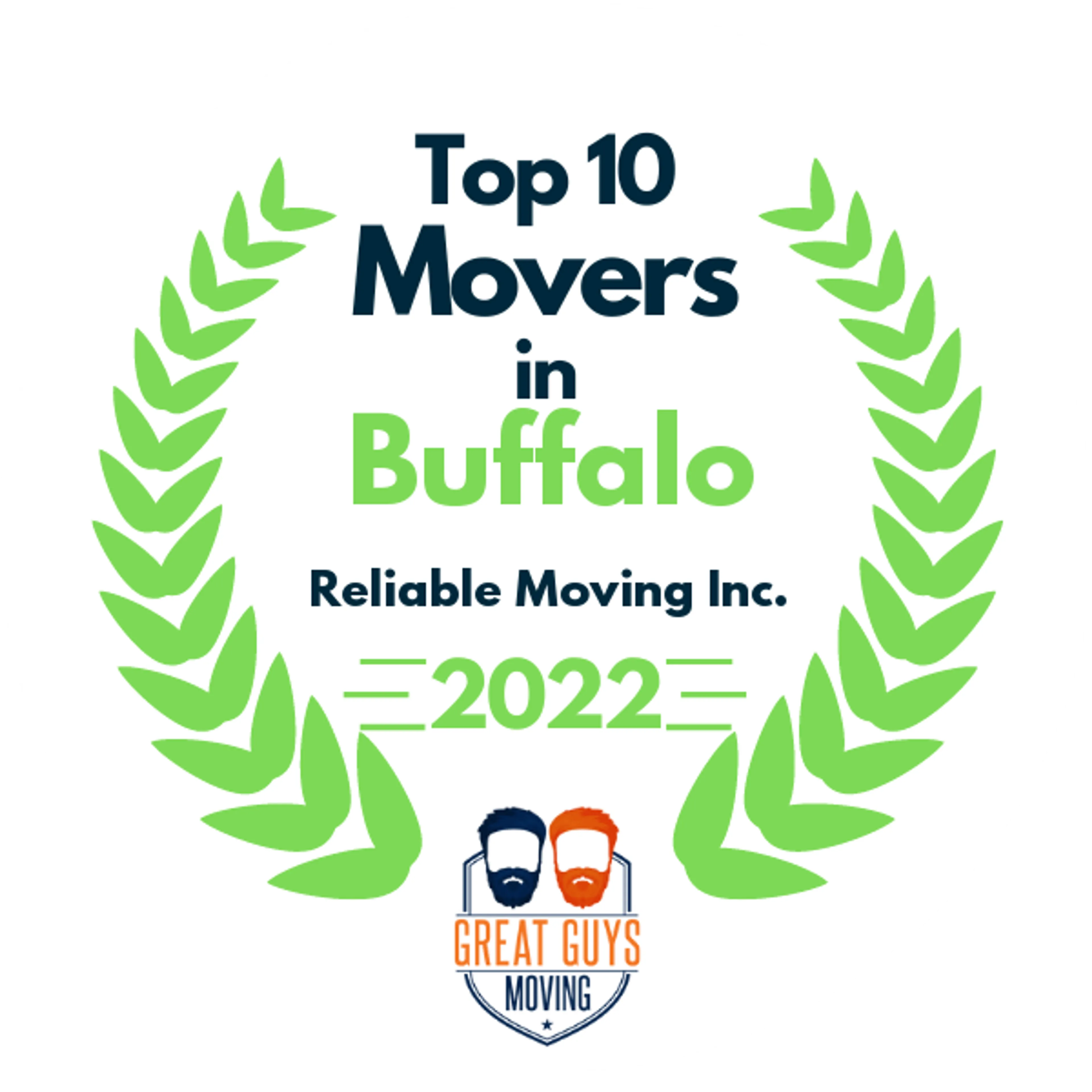 Top 10 Movers in Buffalo, NY 2022 award