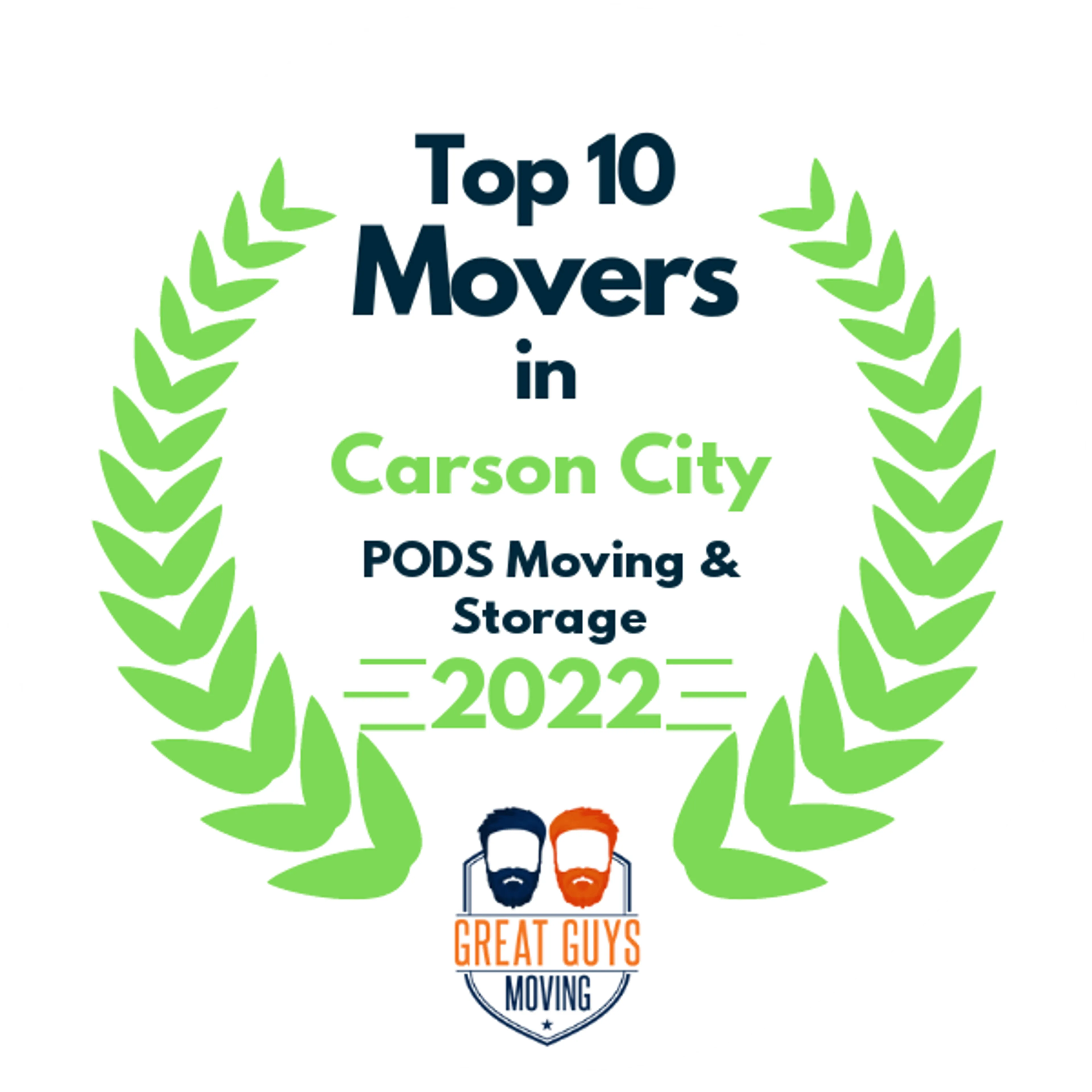 Top 10 Movers in Reno, NV 2022 award