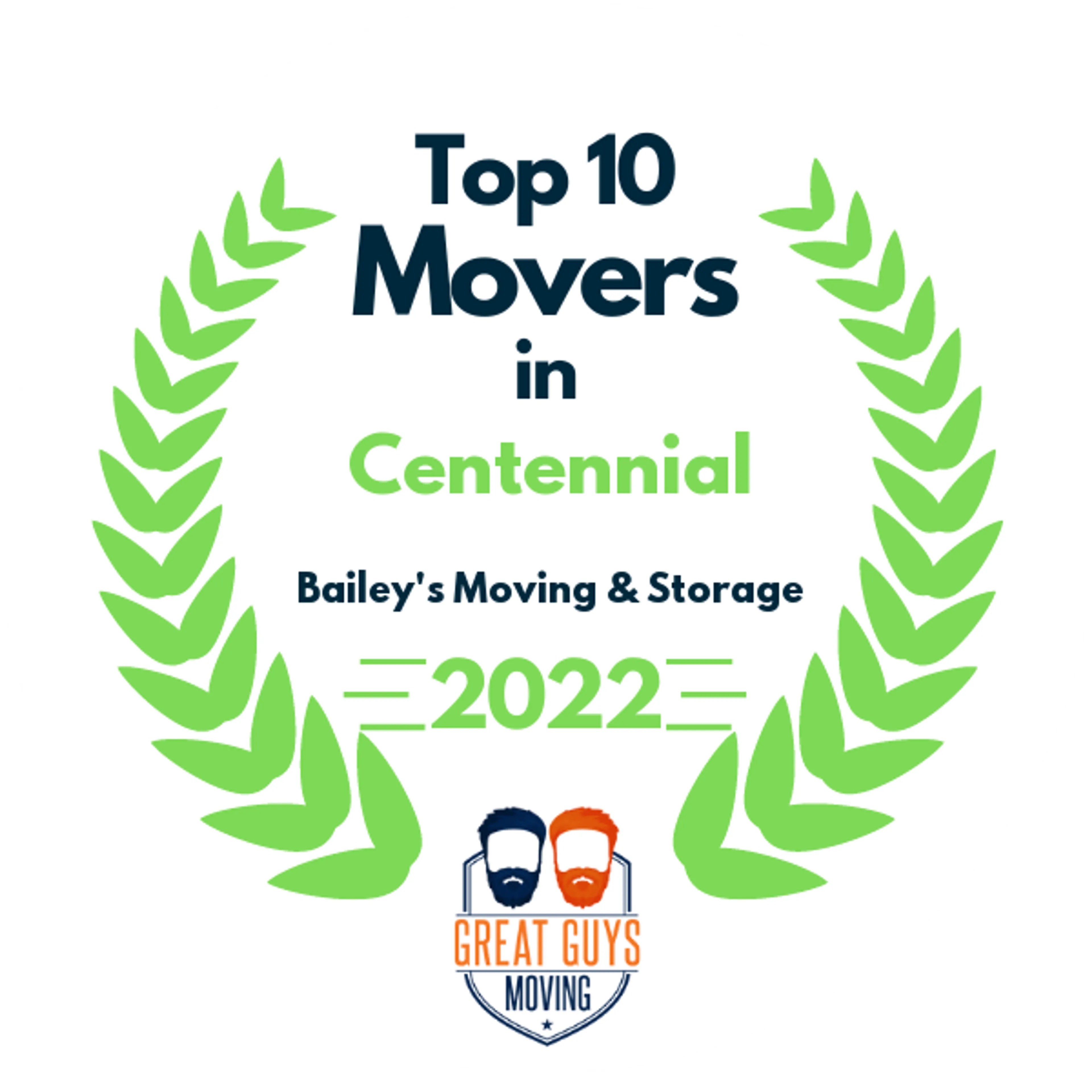 Top 10 Movers in Denver, CO 2022 award