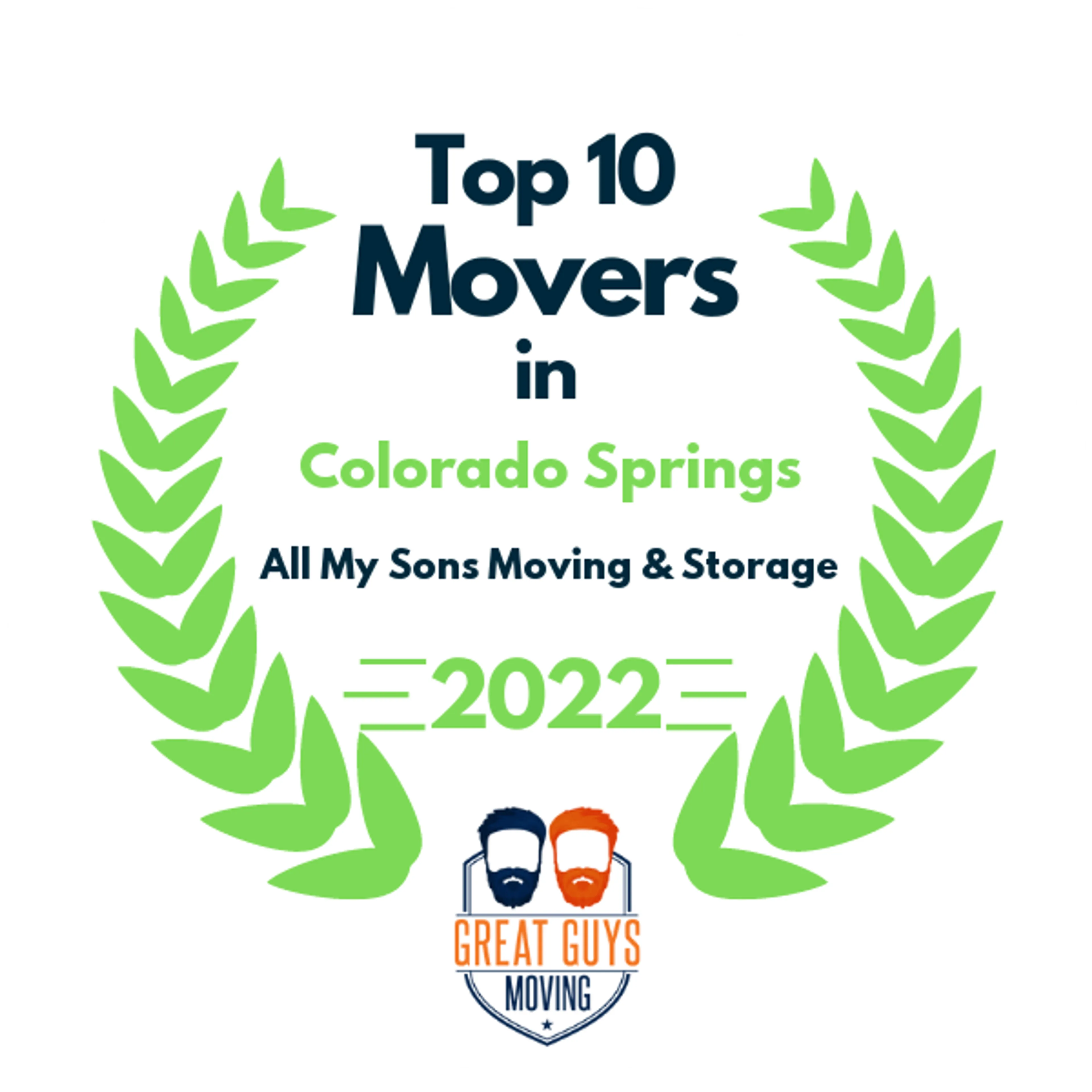 Top 10 Movers in Denver, CO 2022 award