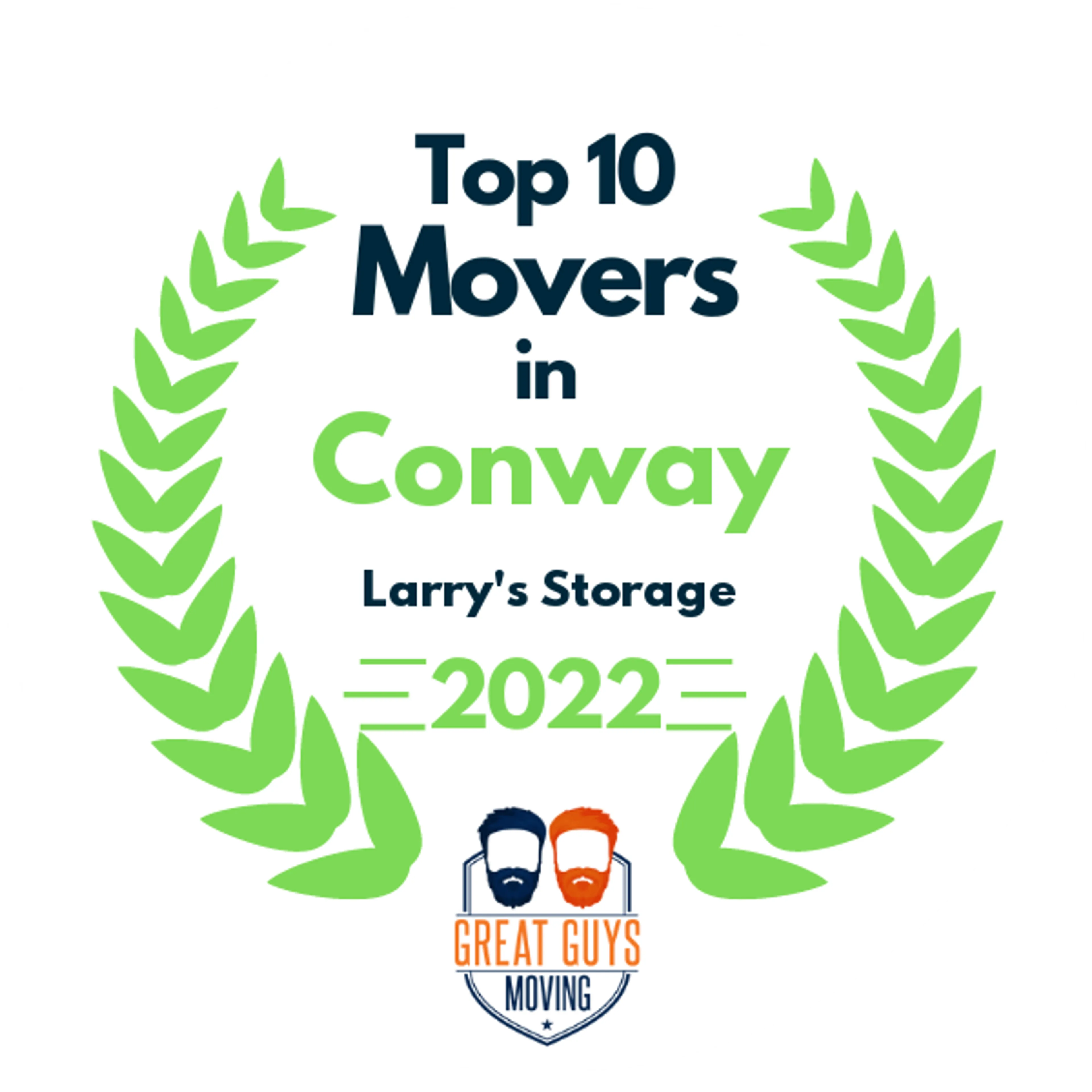 Top 10 Movers in Conway, AR 2022 award
