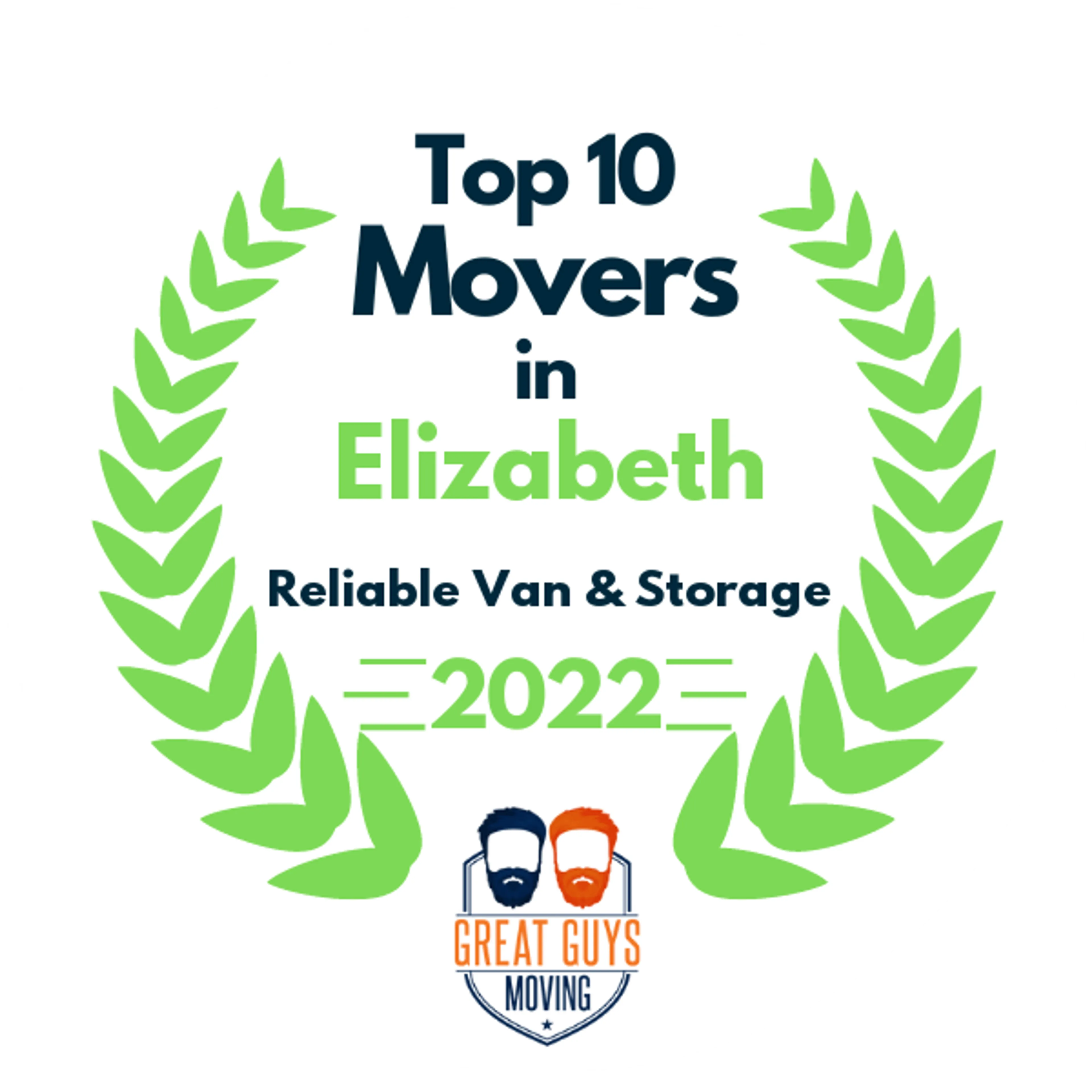 Top 10 Movers in Newark, NJ 2022 award