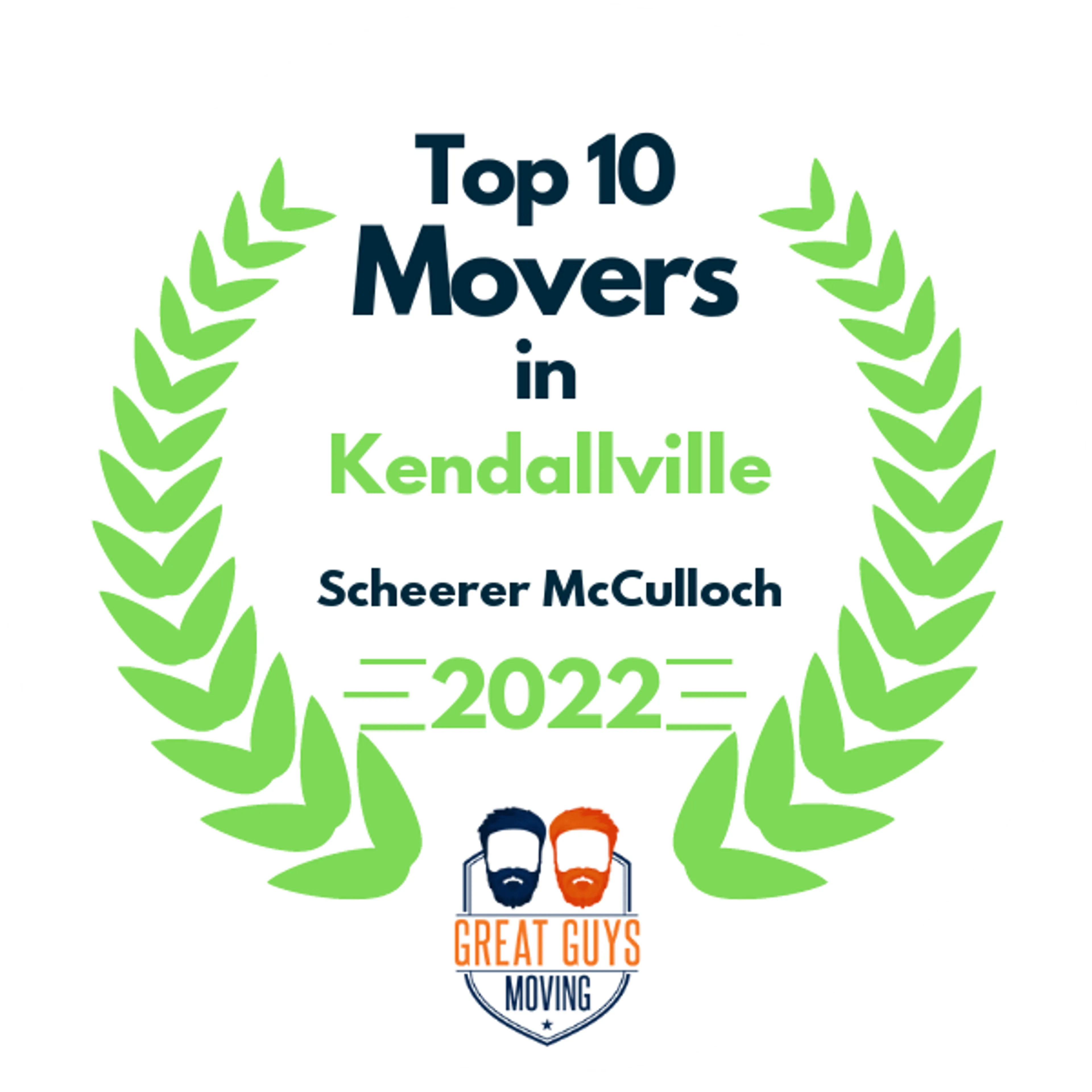 Top 10 Movers in Fort Wayne, IN 2022 award