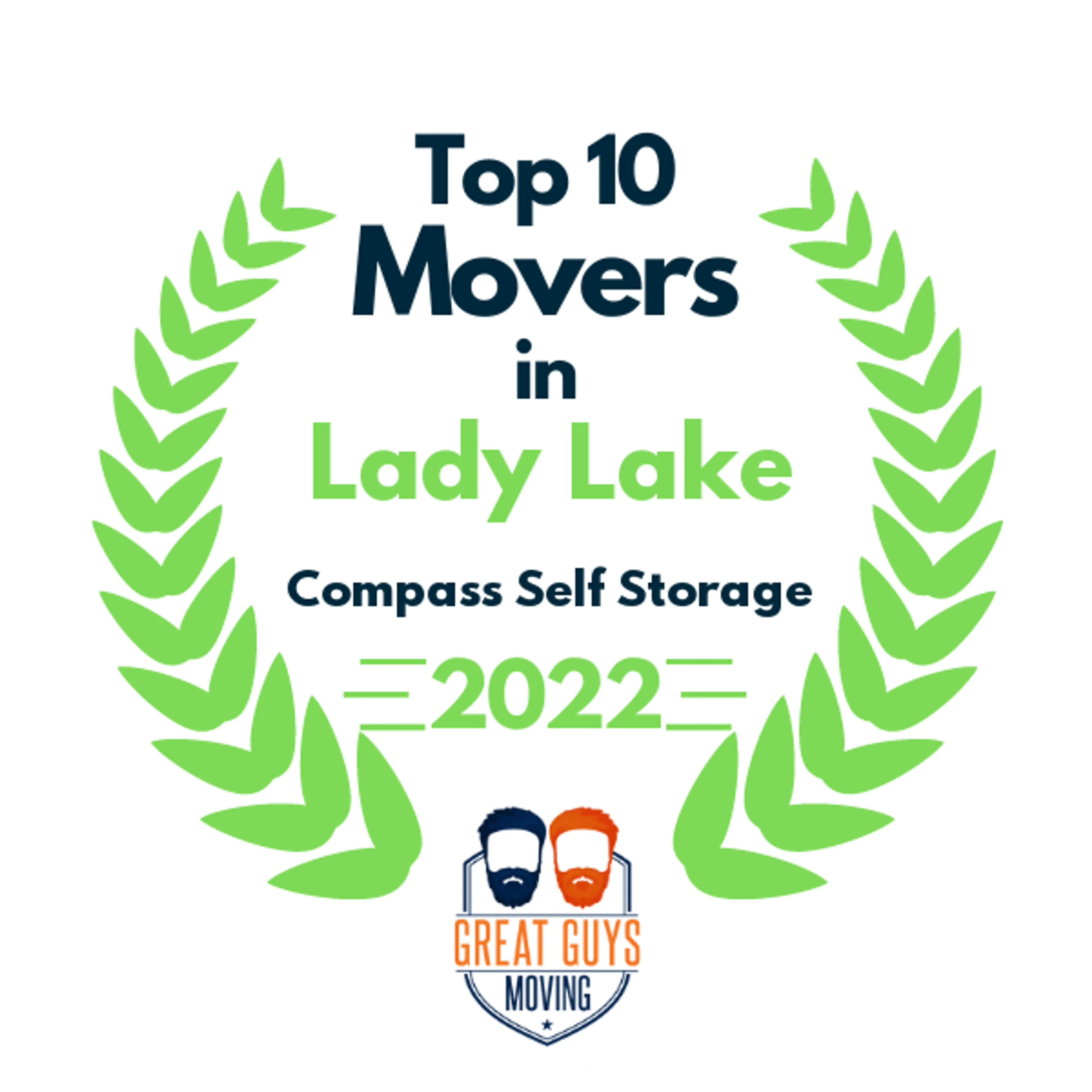 Top 10 Movers in Lady Lake, FL 2022 award