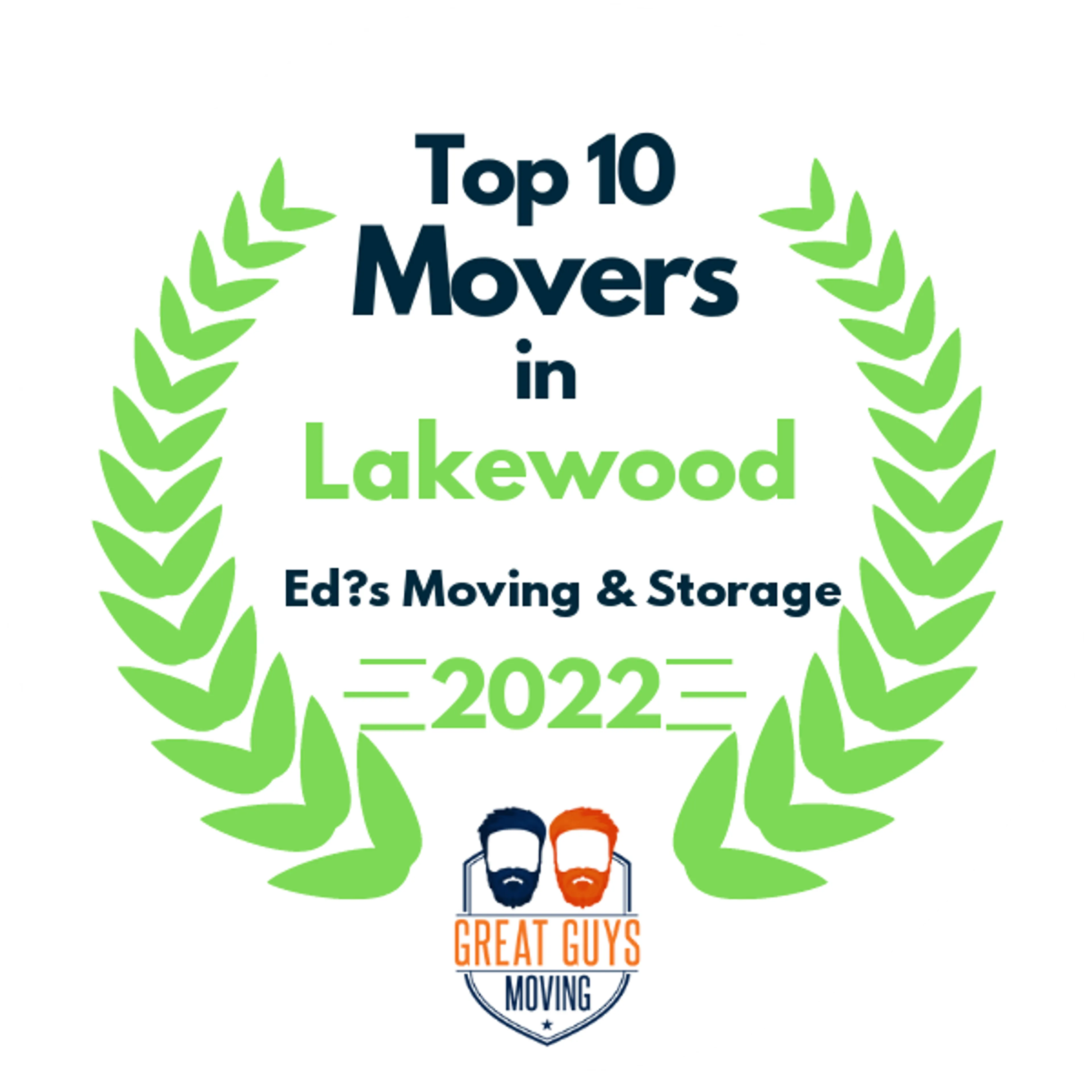 Top 10 Movers in Tacoma, WA 2022 award