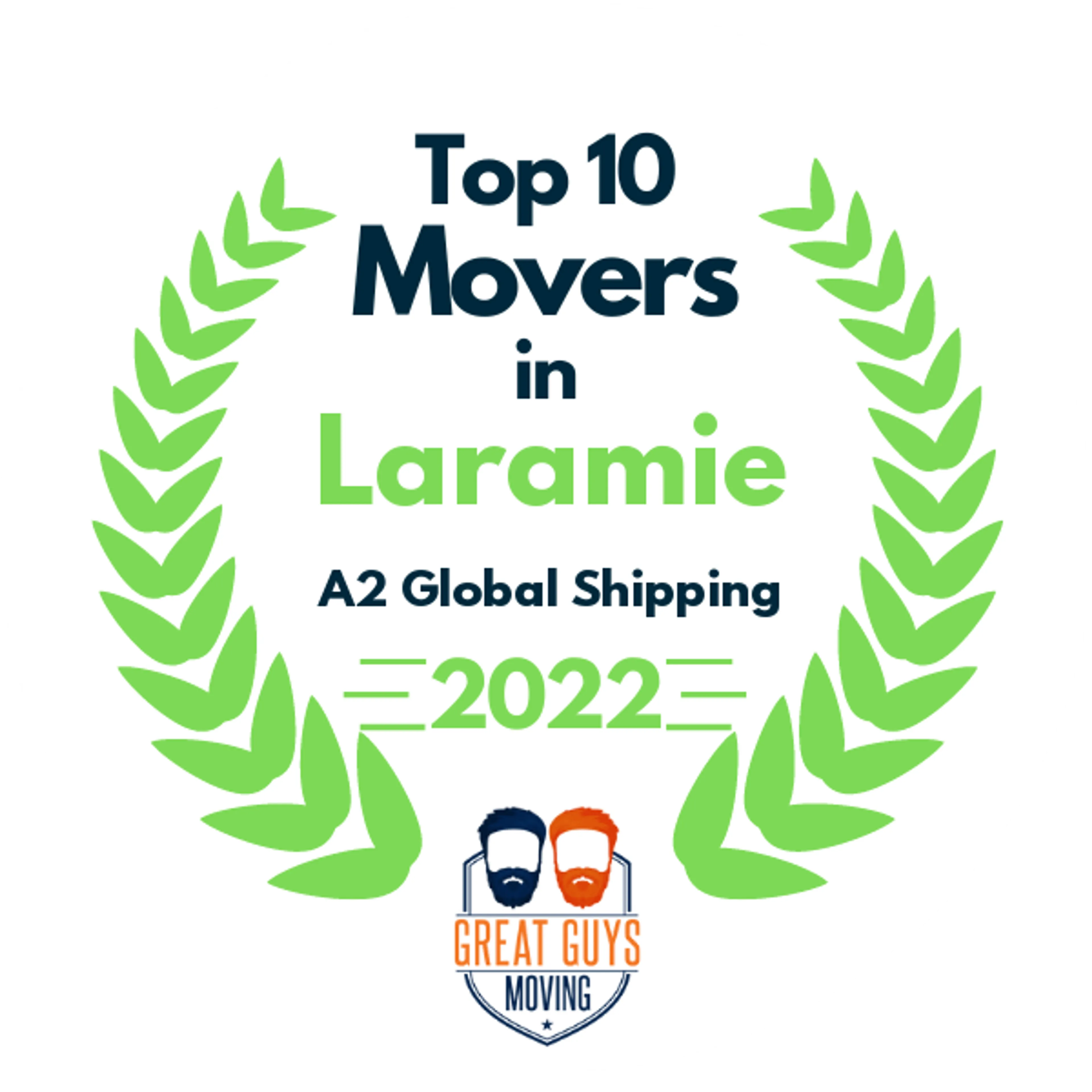 Top 10 Movers in Laramie, WY 2022 award
