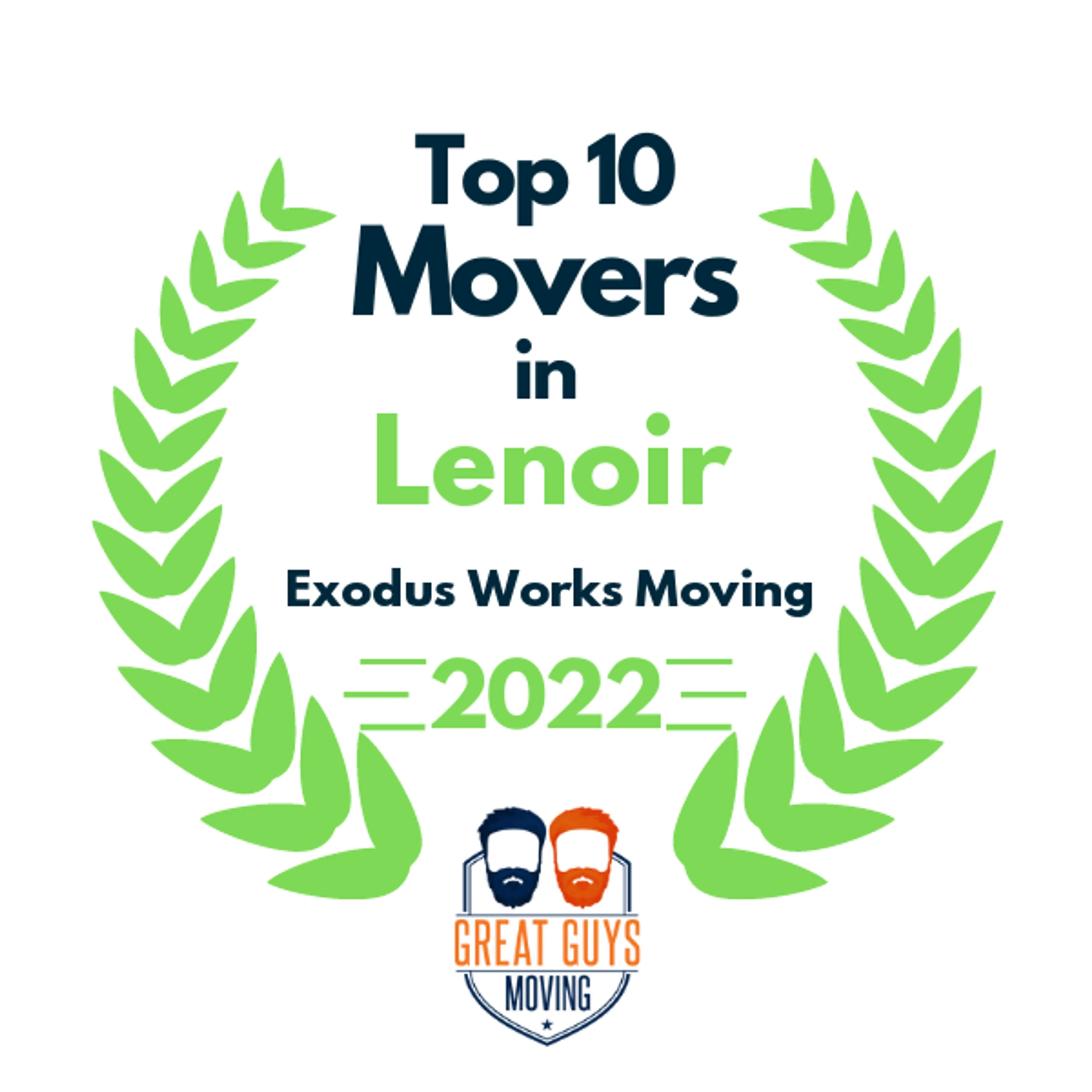 Top 10 Movers in Hickory, NC 2022 award