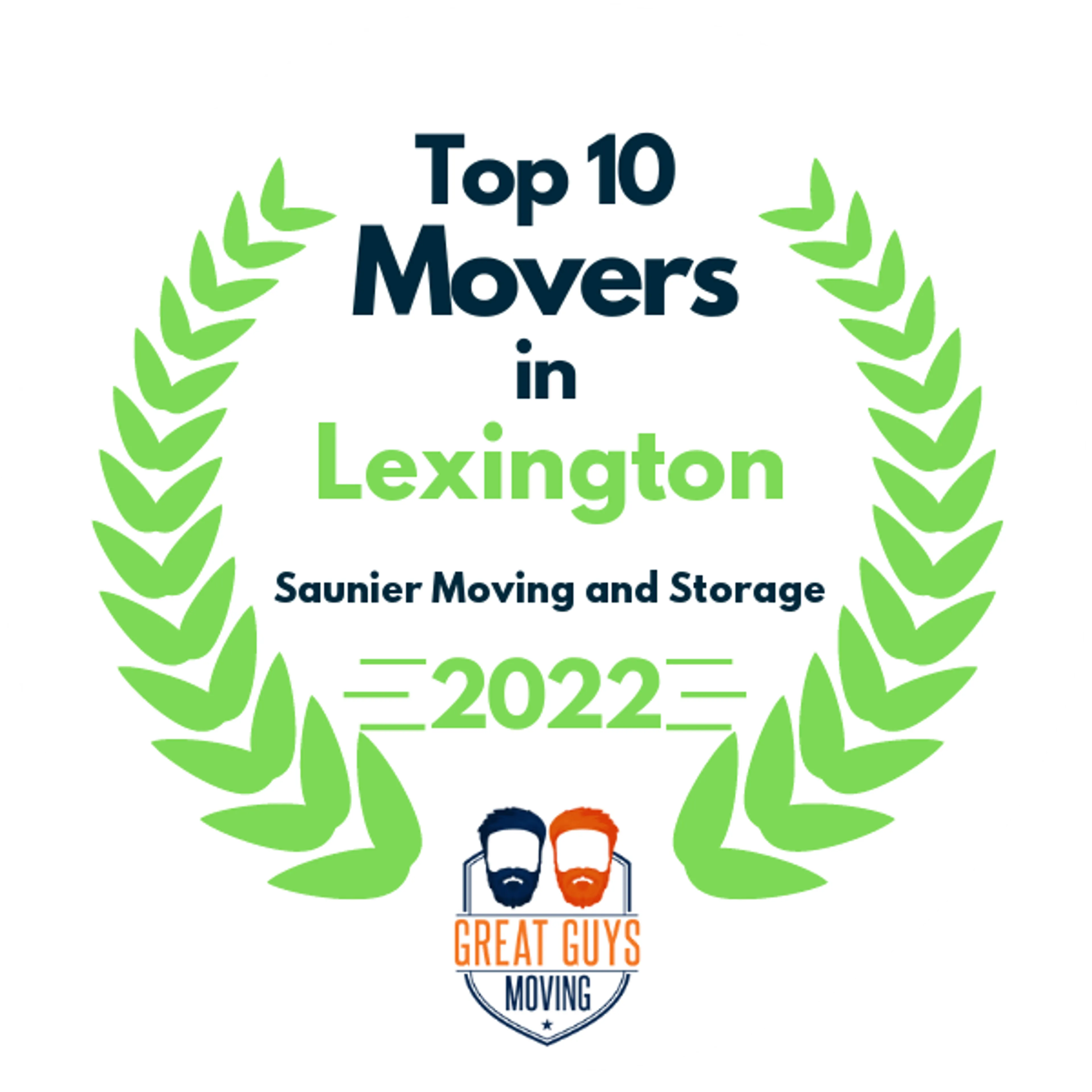 Top 10 Movers in Lexington, KY 2022 award