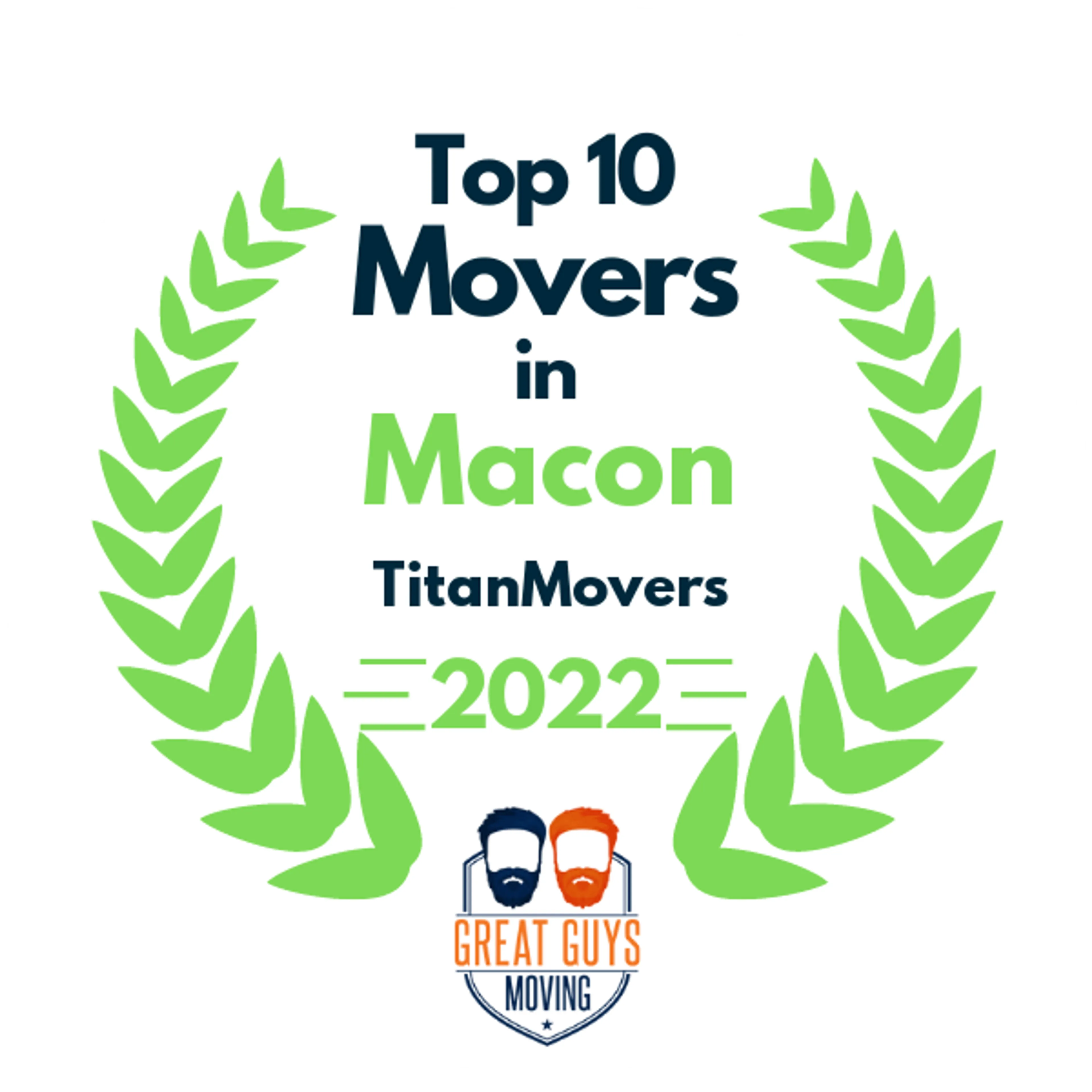 Top 10 Movers in Columbus, GA 2022 award
