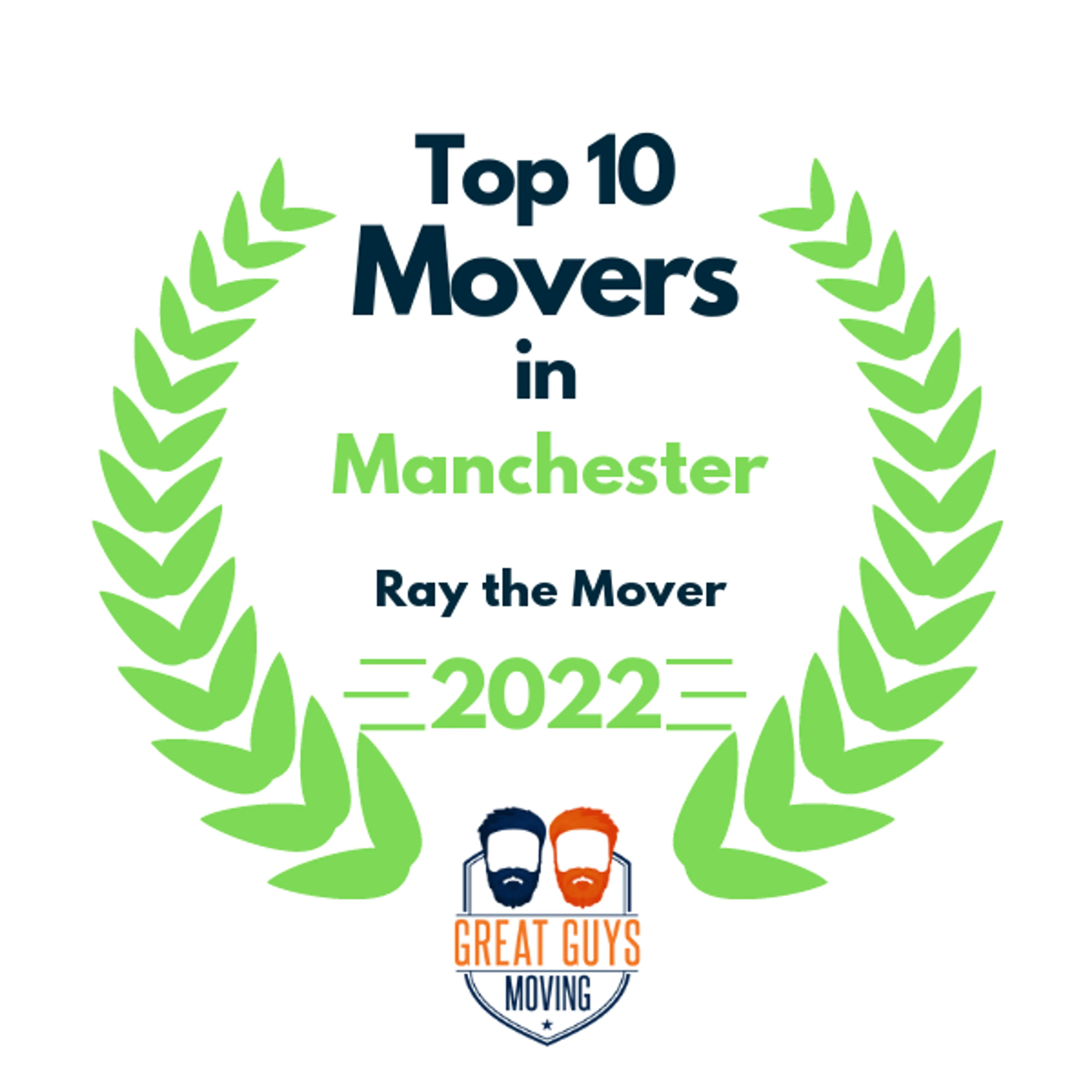 Top 10 Movers in Manchester, NH 2022 award