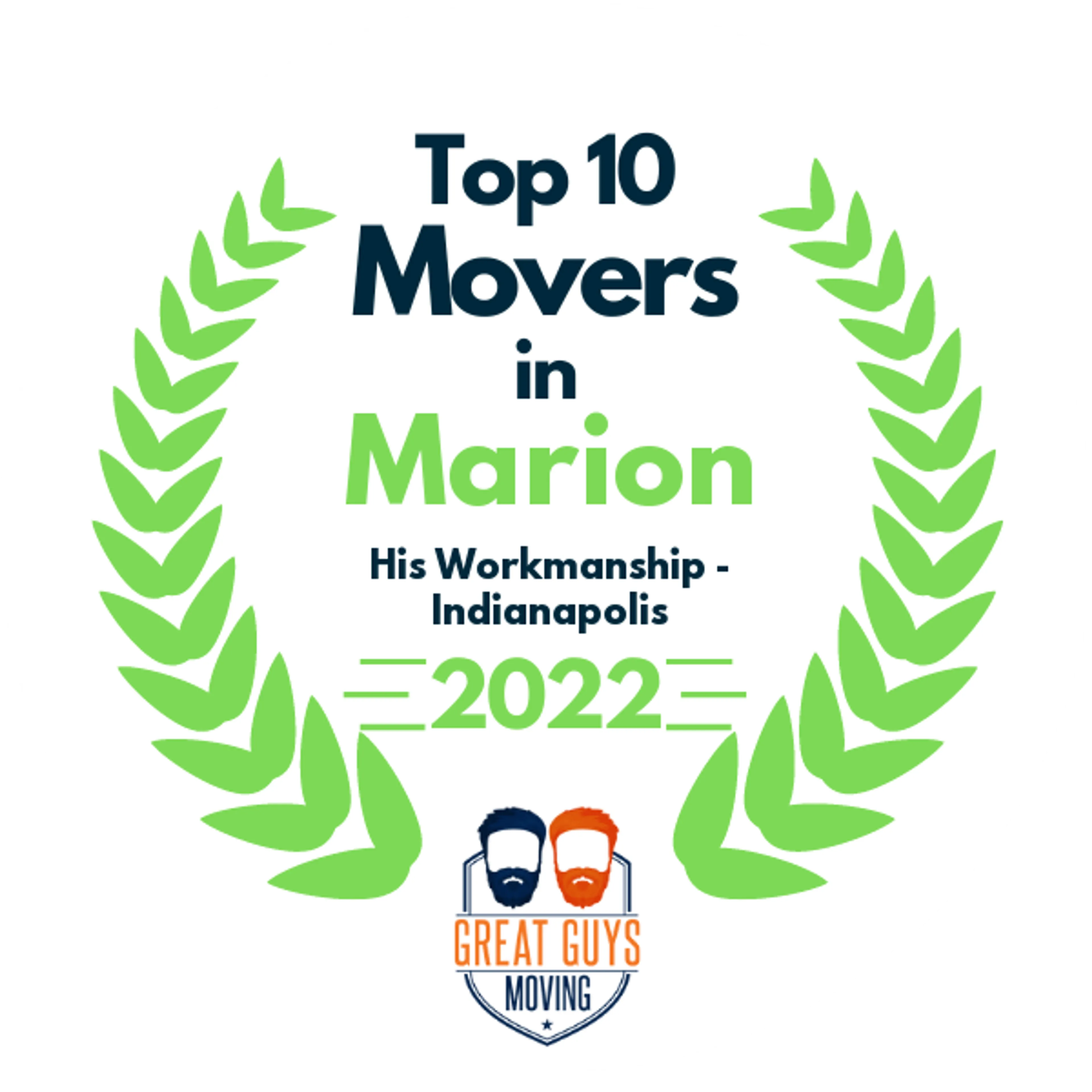 Top 10 Movers in Indianapolis, IN 2022 award