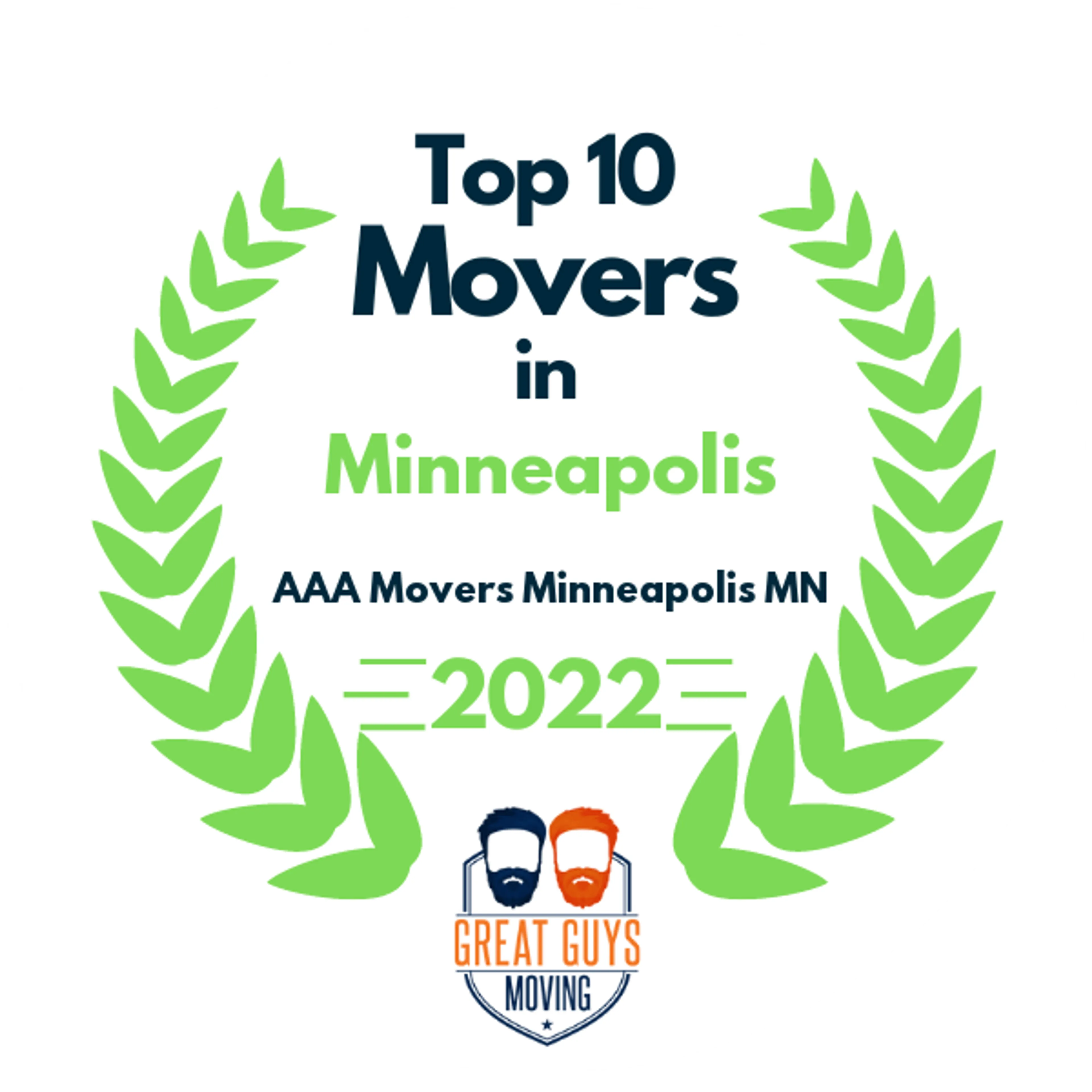 Top 10 Movers in St. Cloud, MN 2022 award
