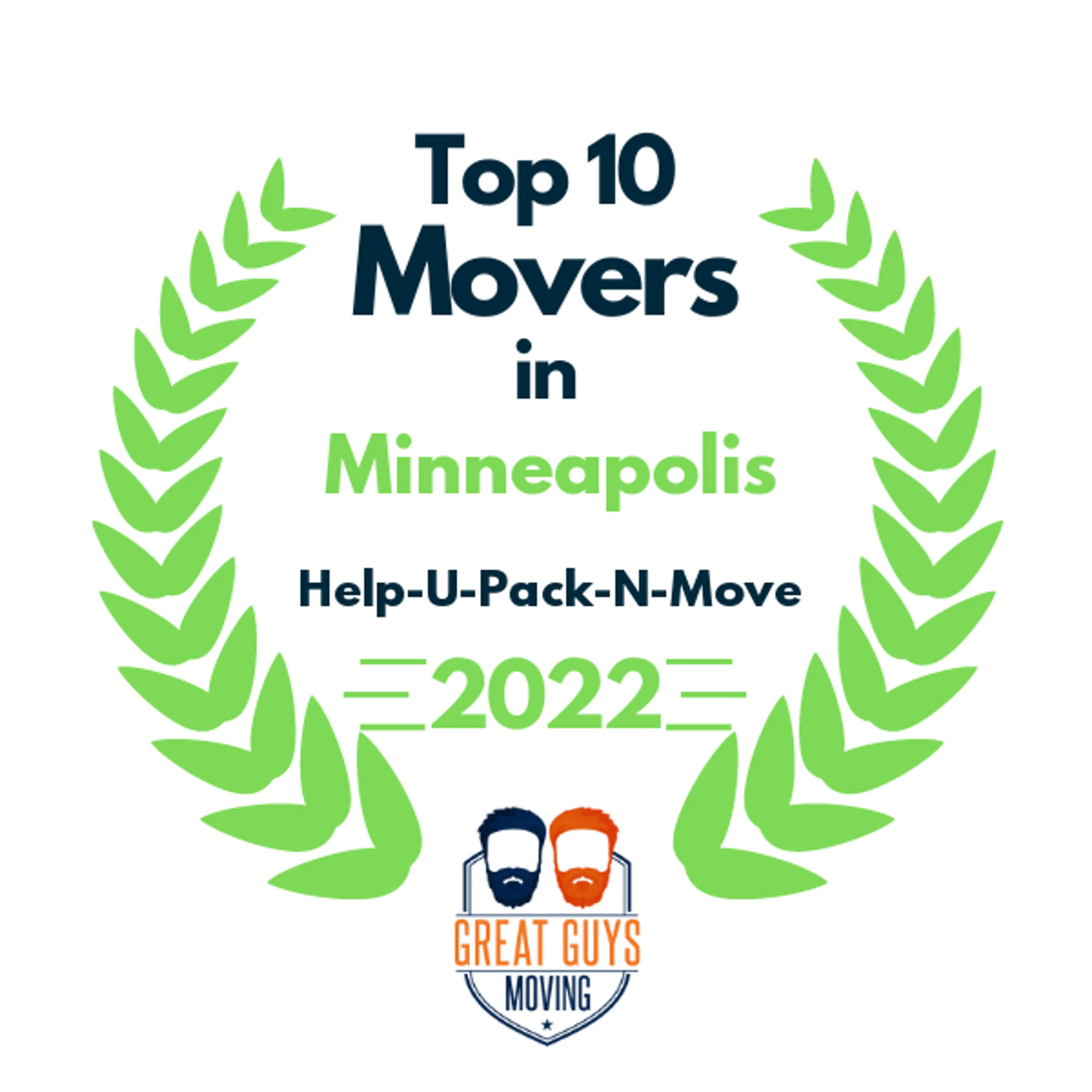 Top 10 Movers in Minneapolis, MN 2022 award