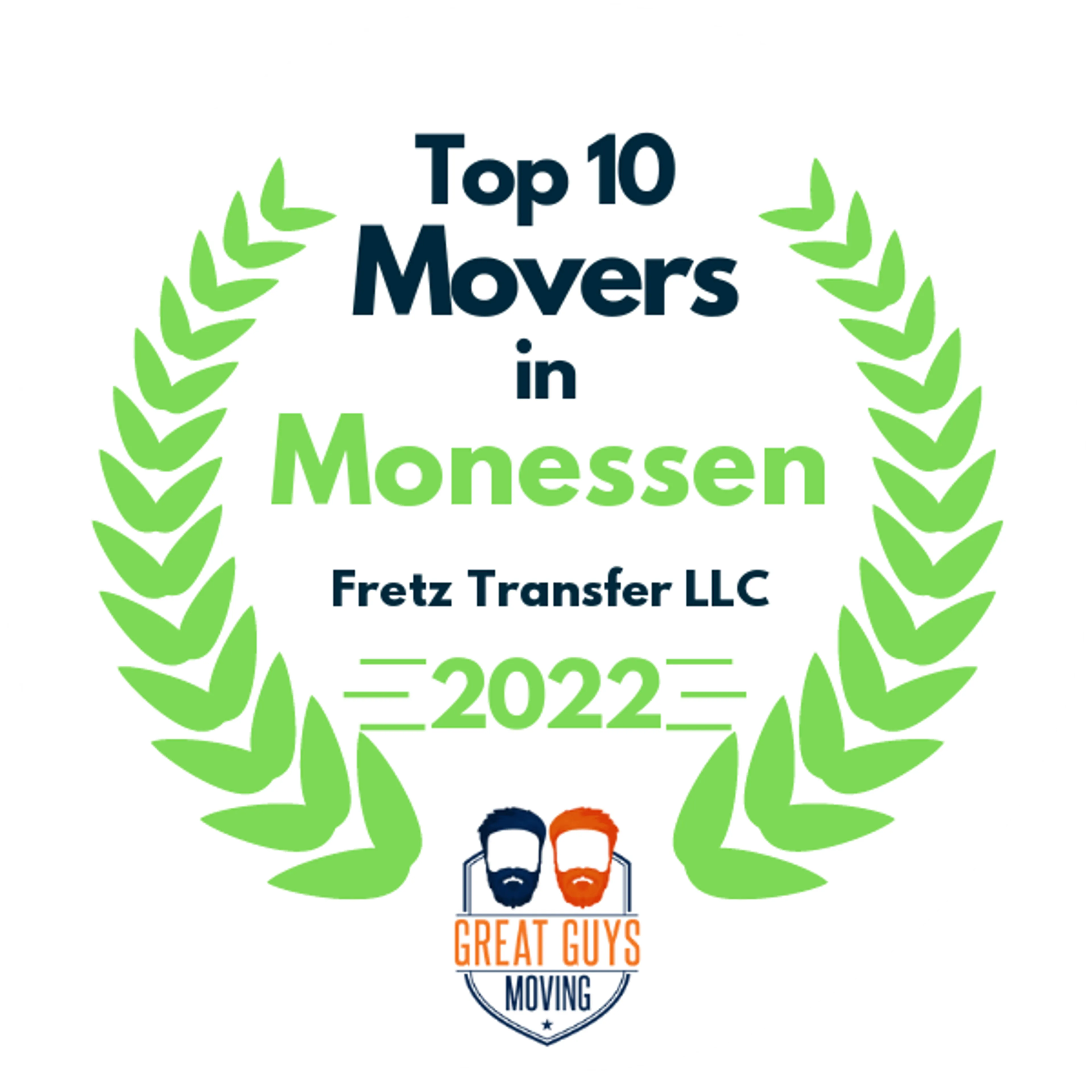 Top 10 Movers in Pittsburgh, PA 2022 award