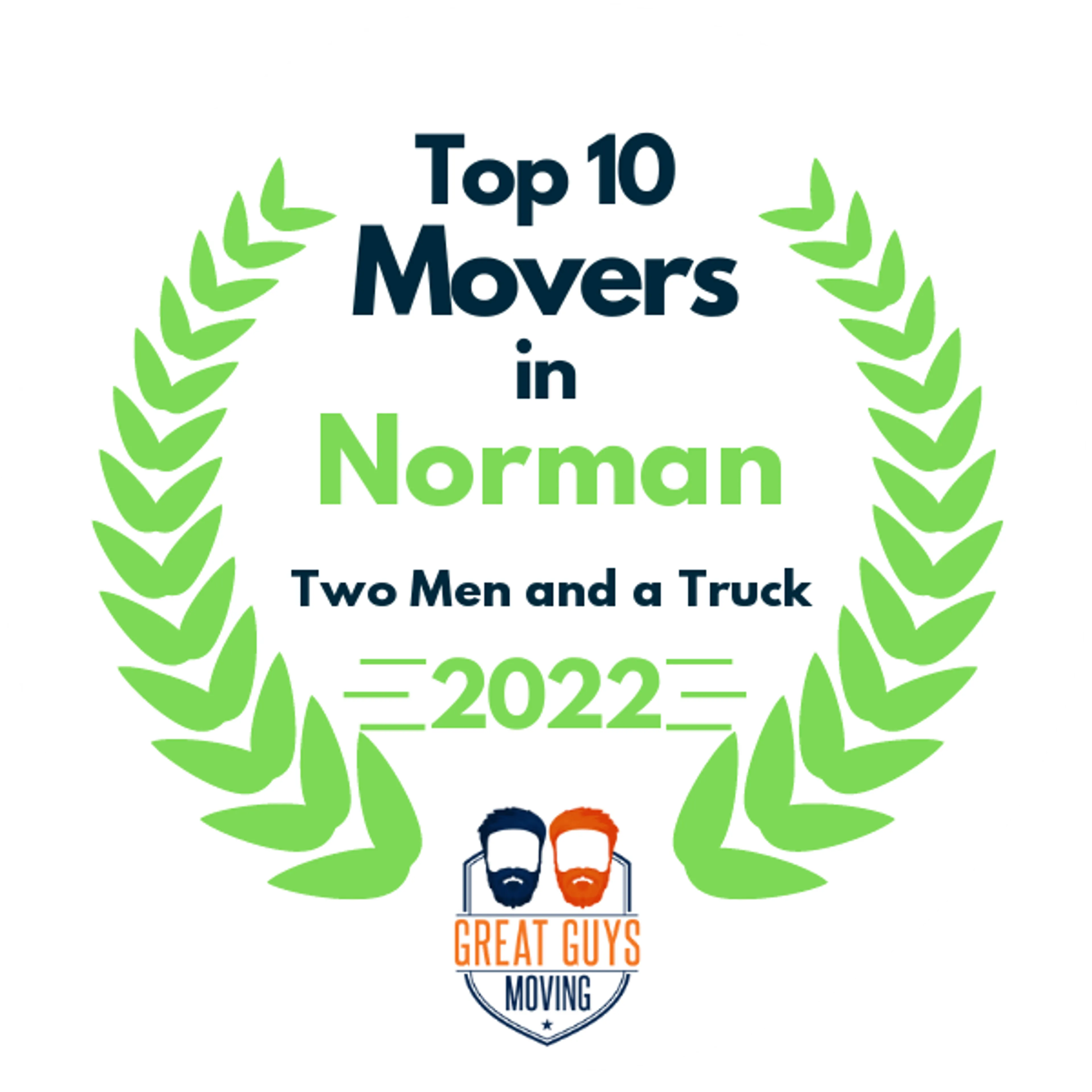Top 10 Movers in Oklahoma City, OK 2022 award